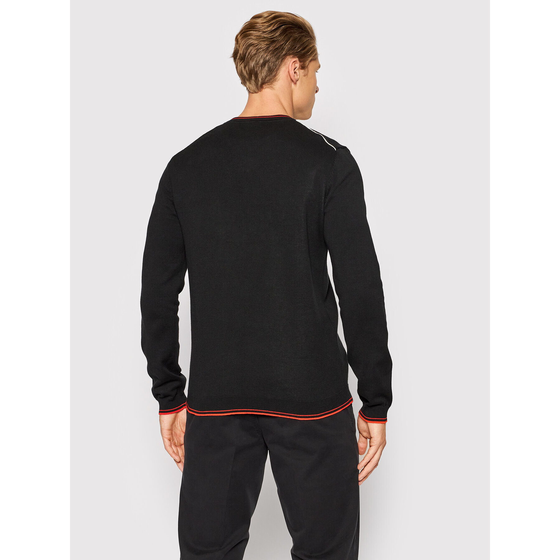 Boss Пуловер Vitom 50456122 Черен Regular Fit - Pepit.bg