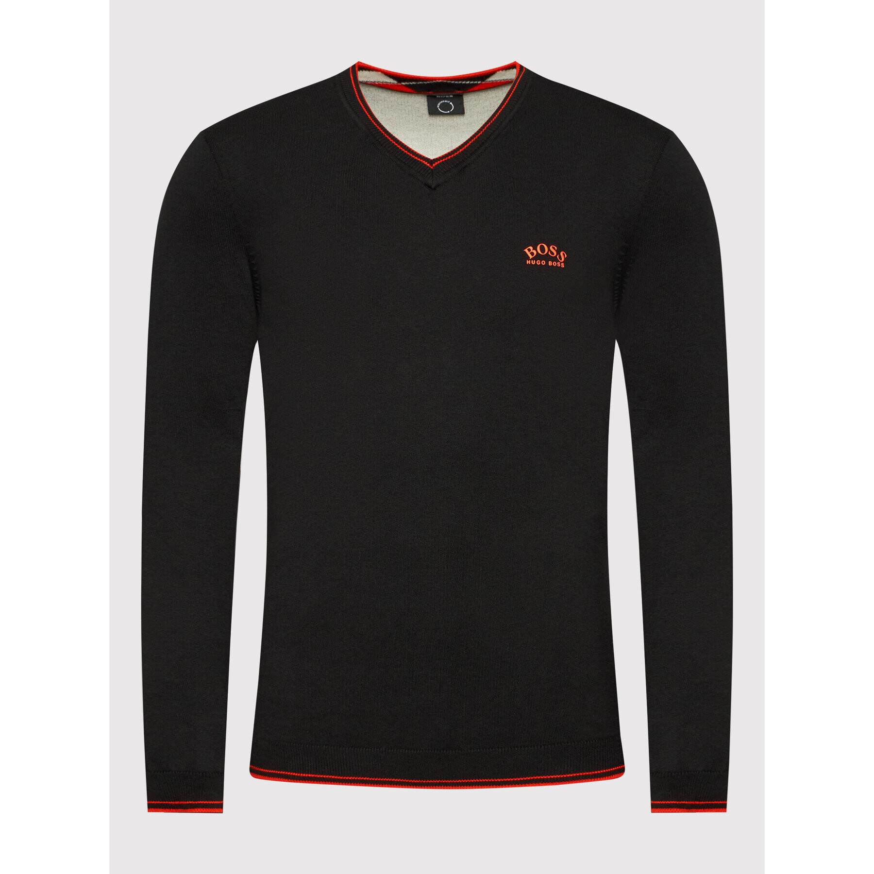 Boss Пуловер Vitom 50456122 Черен Regular Fit - Pepit.bg