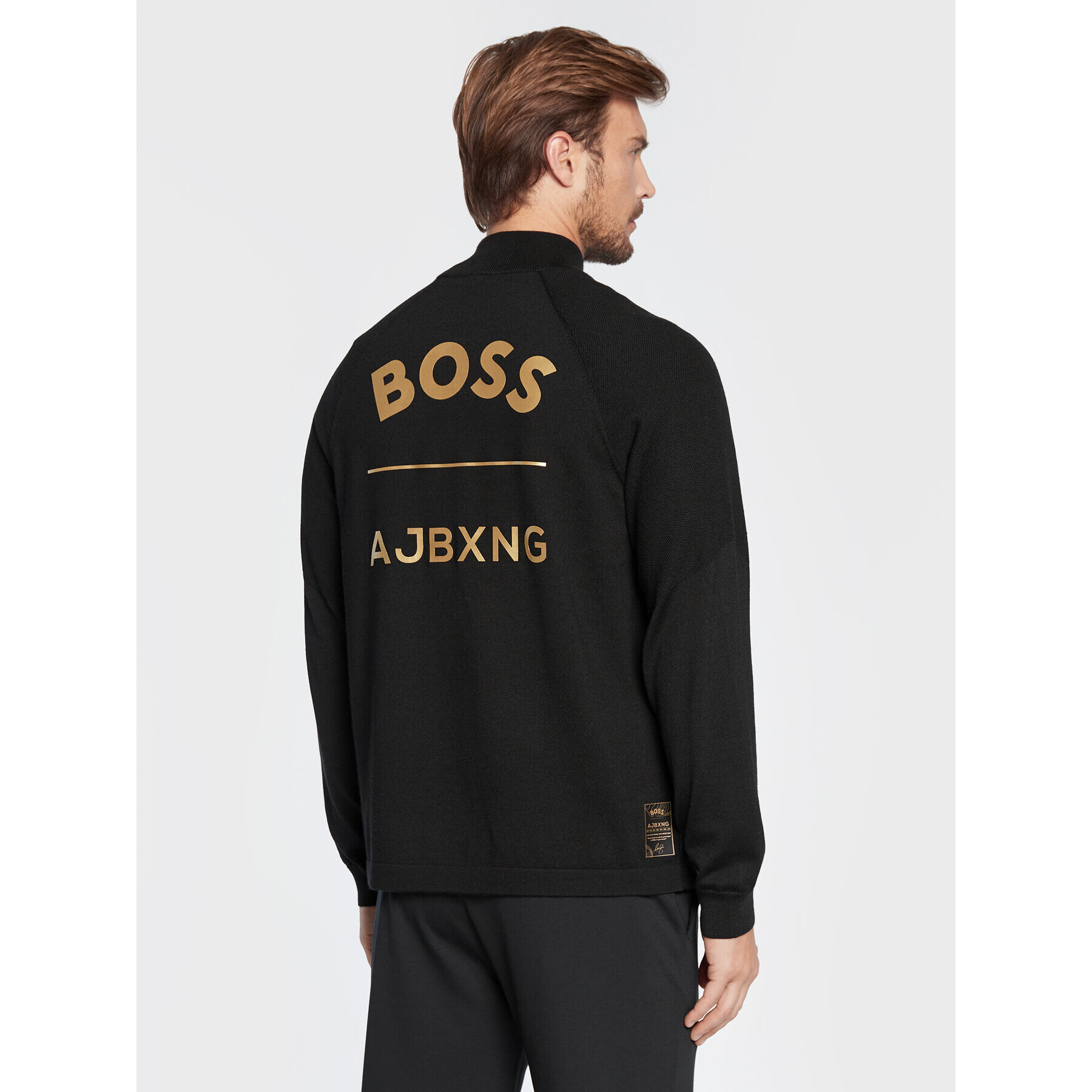 Boss Пуловер Zave_Aj 50475151 Черен Regular Fit - Pepit.bg