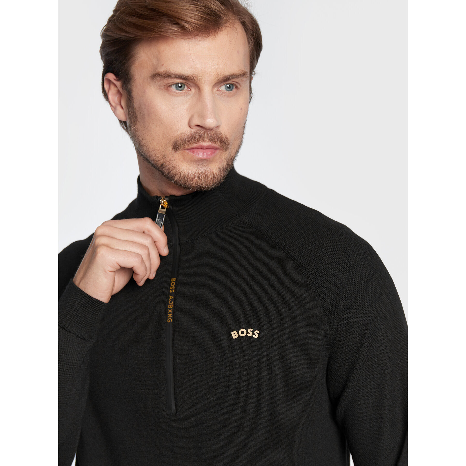 Boss Пуловер Zave_Aj 50475151 Черен Regular Fit - Pepit.bg