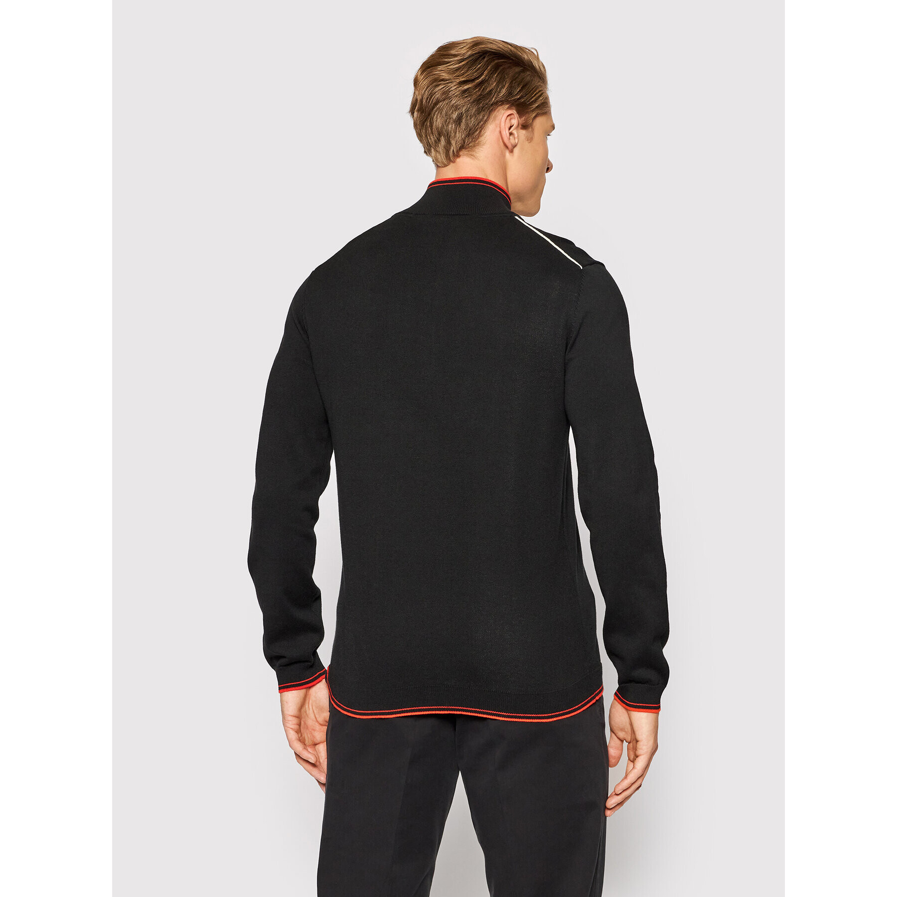 Boss Пуловер Zitom 50456100 Черен Regular Fit - Pepit.bg