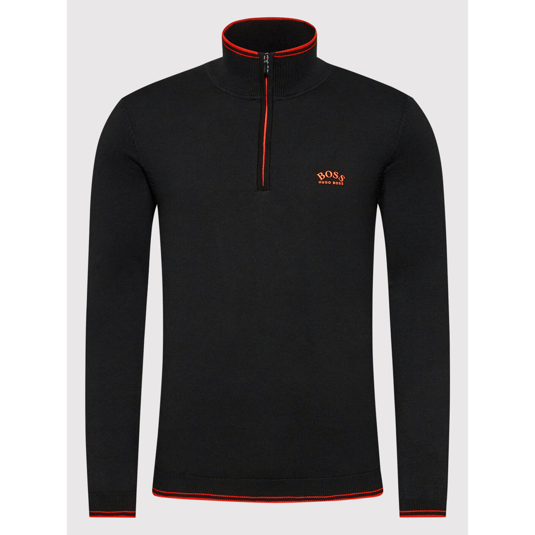 Boss Пуловер Zitom 50456100 Черен Regular Fit - Pepit.bg