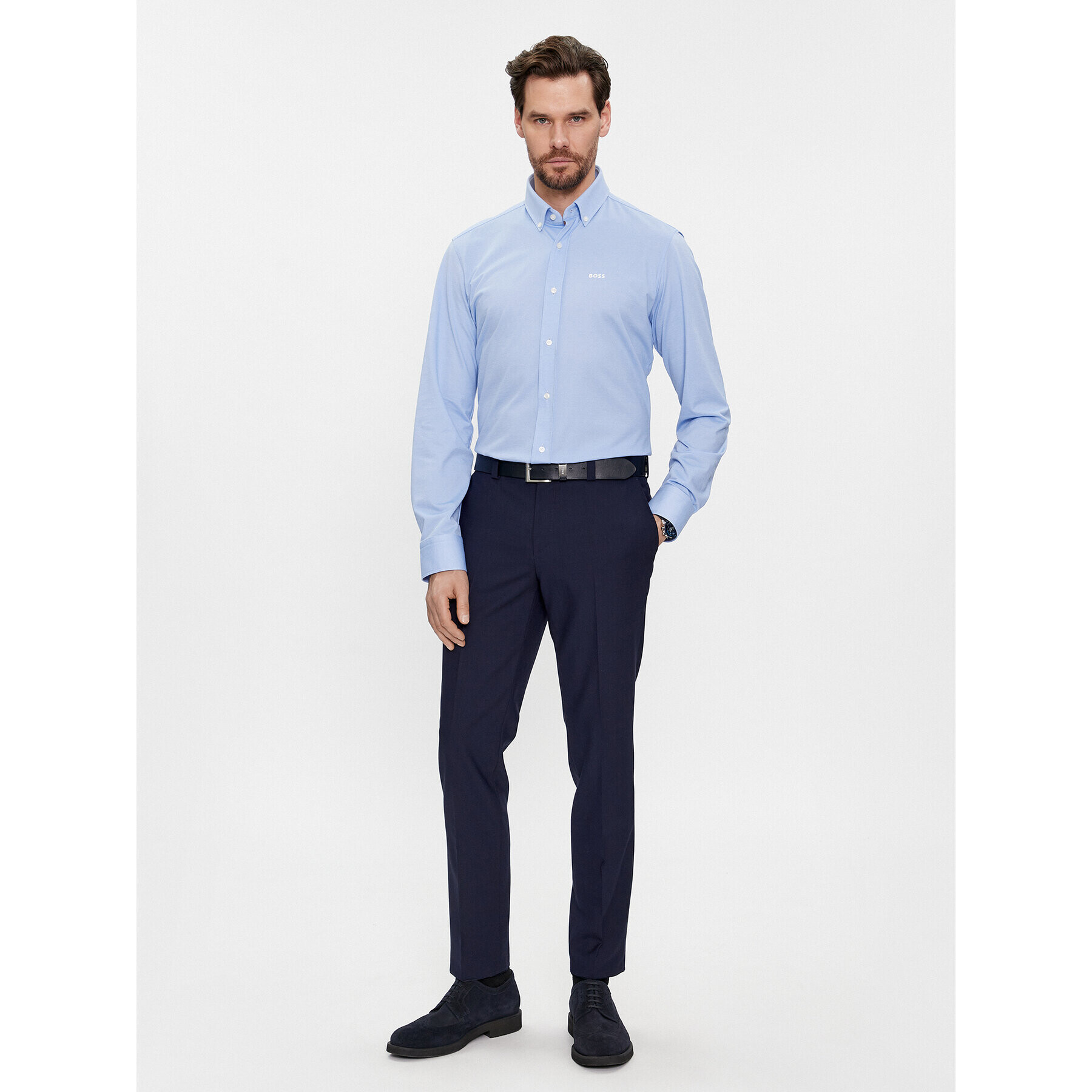 Boss Риза 50469378 Син Regular Fit - Pepit.bg