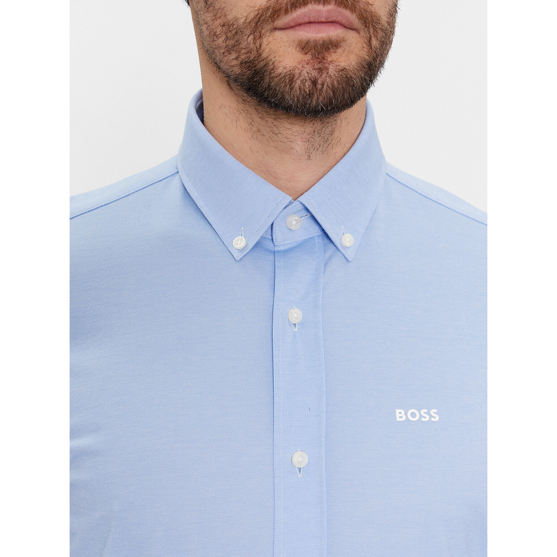 Boss Риза 50469378 Син Regular Fit - Pepit.bg