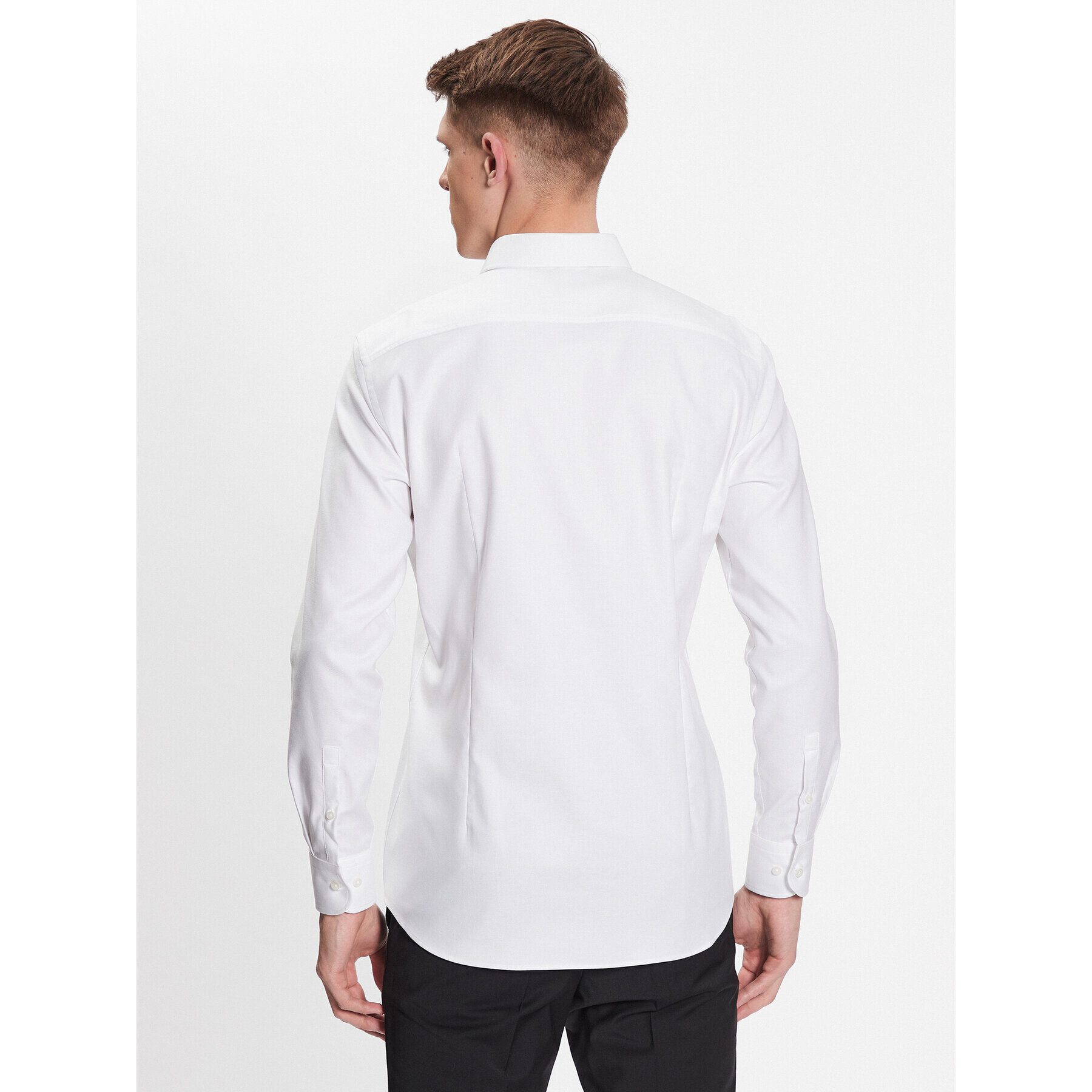 Boss Риза 50470583 Бял Slim Fit - Pepit.bg