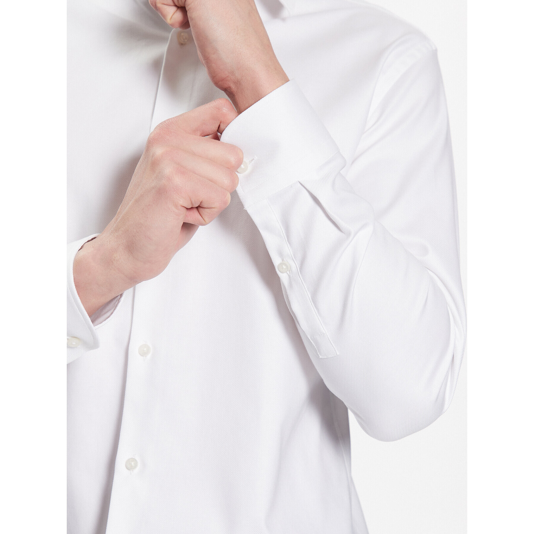 Boss Риза 50470583 Бял Slim Fit - Pepit.bg