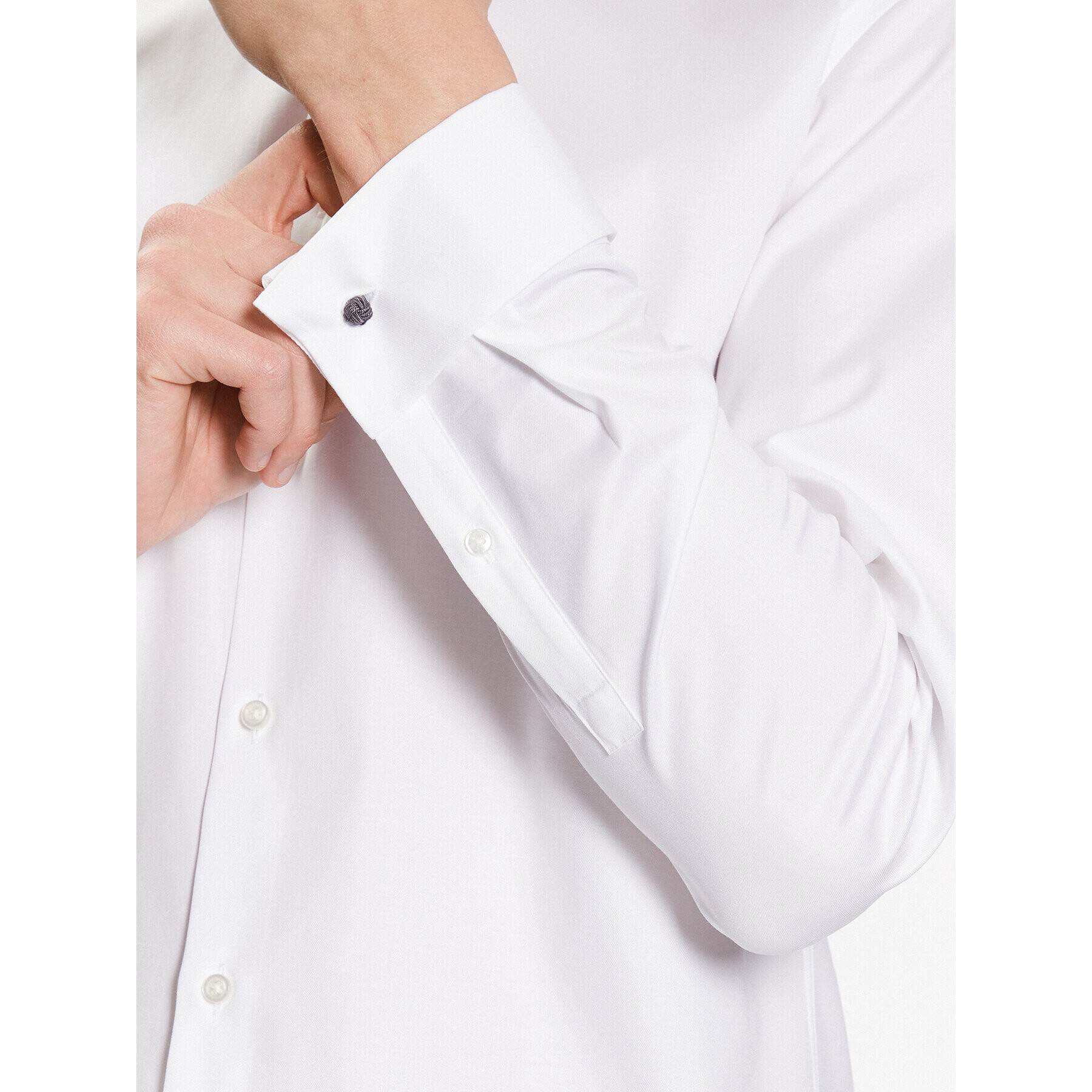 Boss Риза 50480101 Бял Slim Fit - Pepit.bg