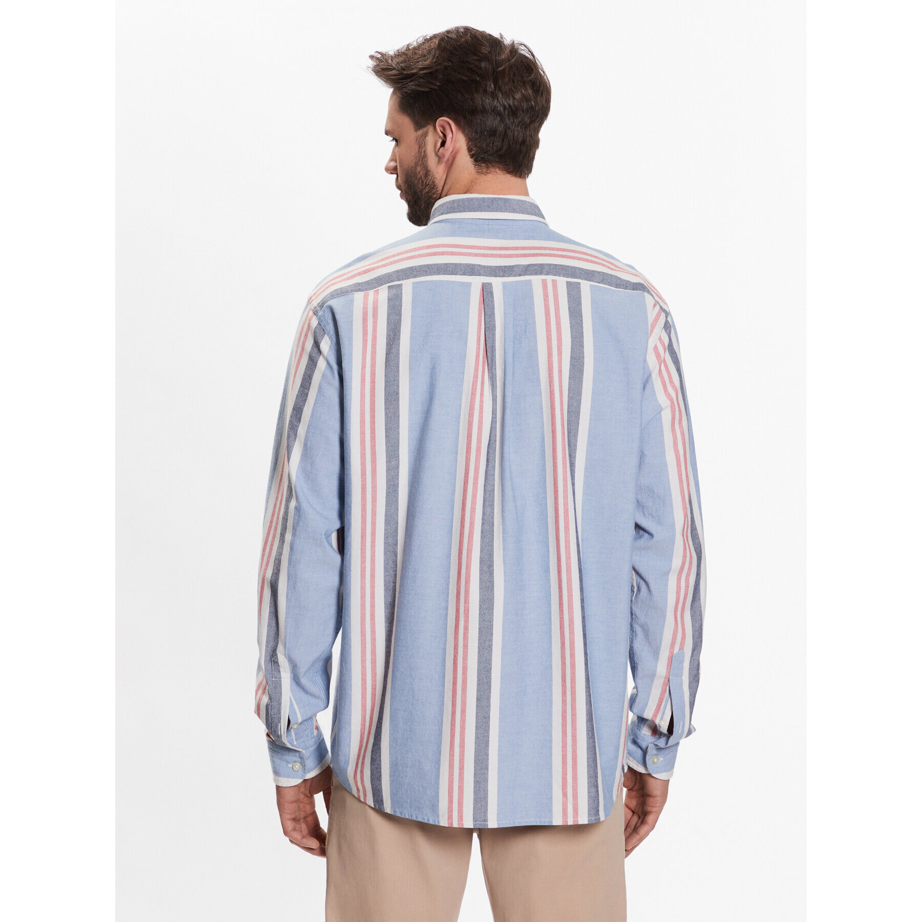 Boss Риза Lambey 50483662 Син Regular Fit - Pepit.bg