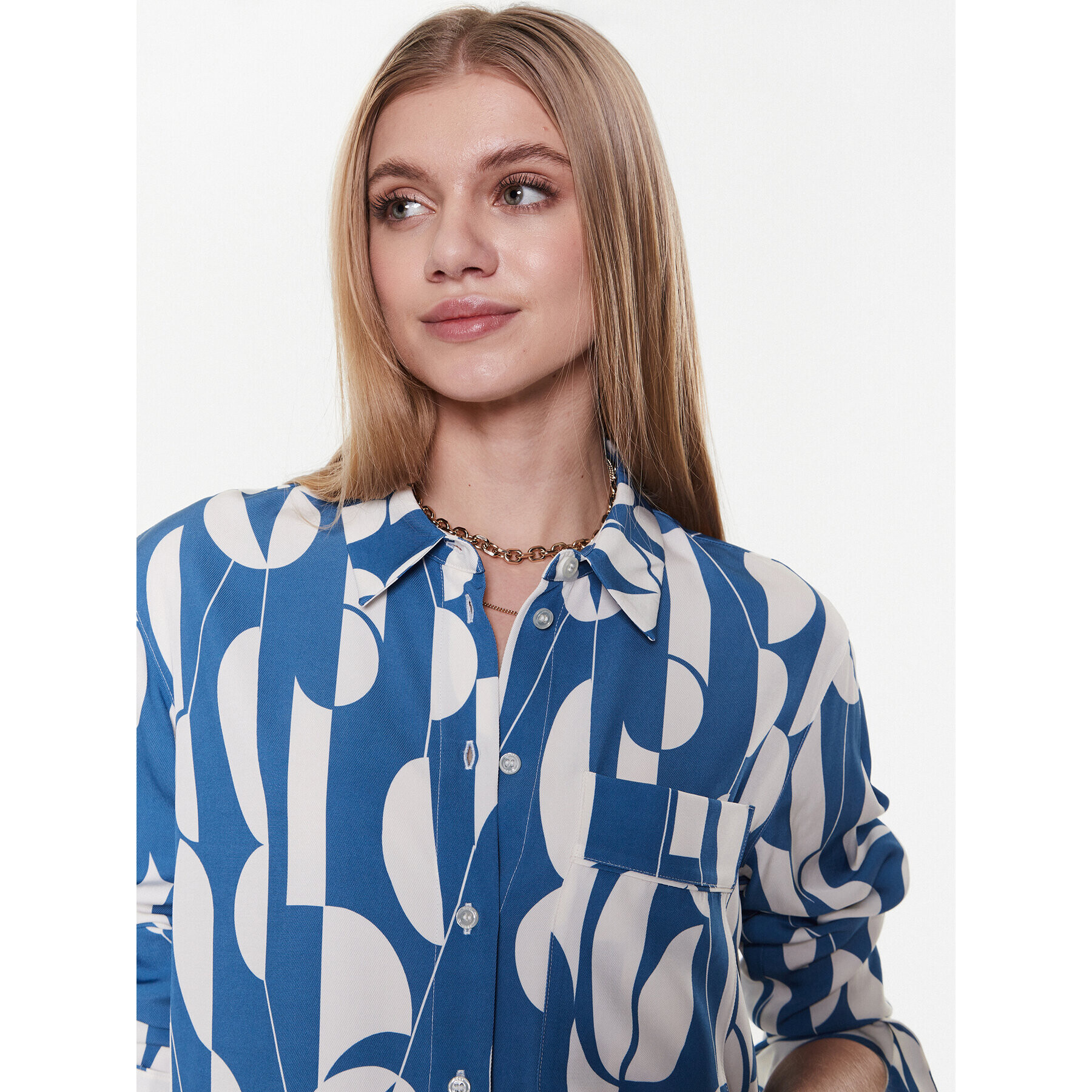 Boss Риза 50483884 Син Relaxed Fit - Pepit.bg