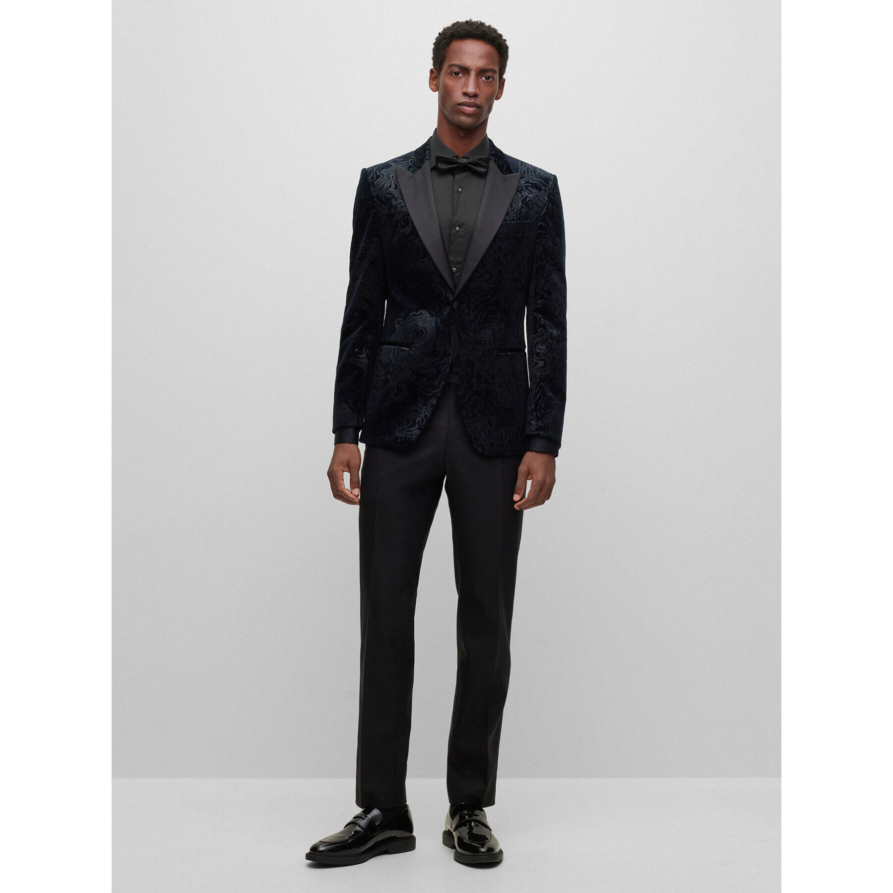 Boss Риза H-Hank 50484514 Черен Slim Fit - Pepit.bg