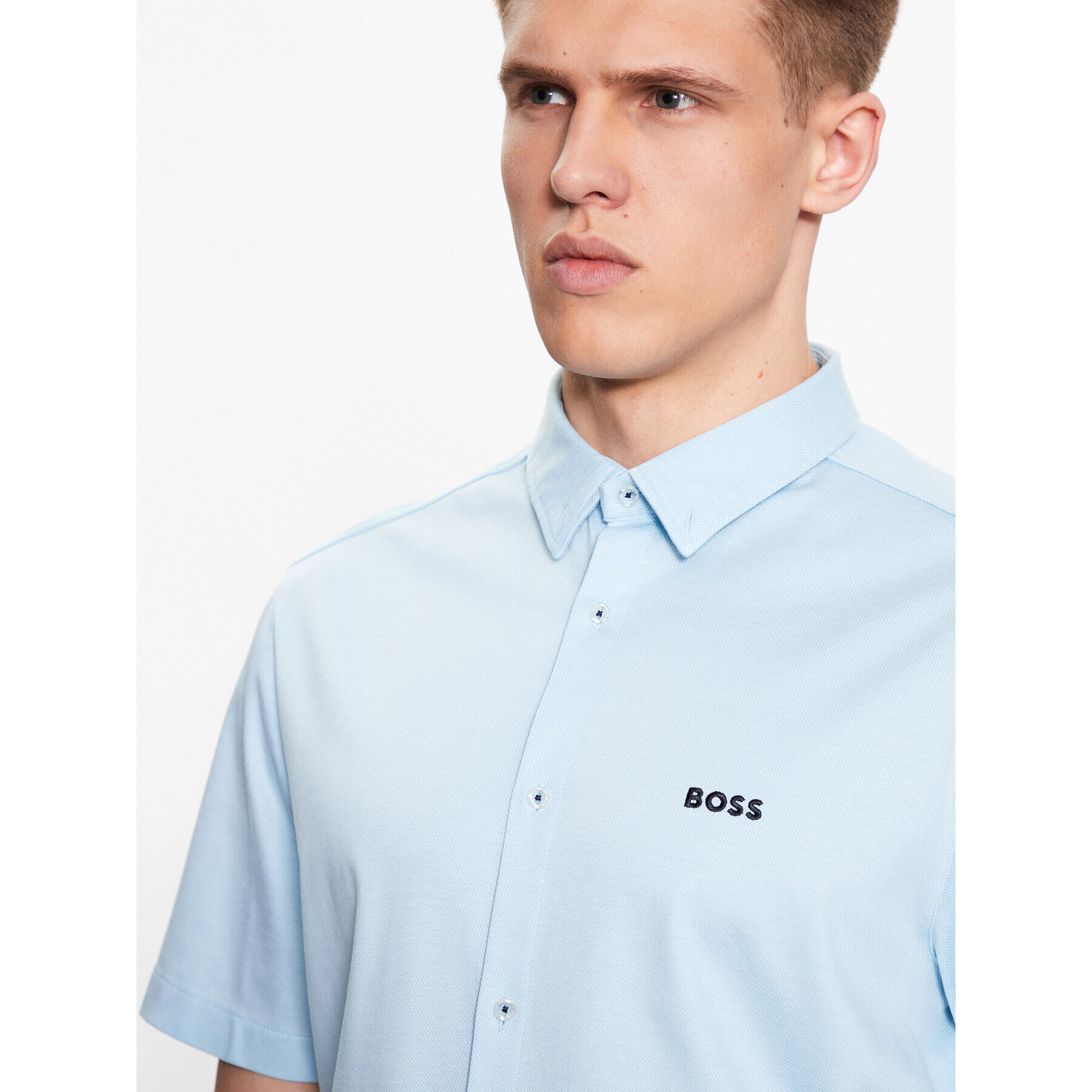 Boss Риза 50487500 Син Regular Fit - Pepit.bg