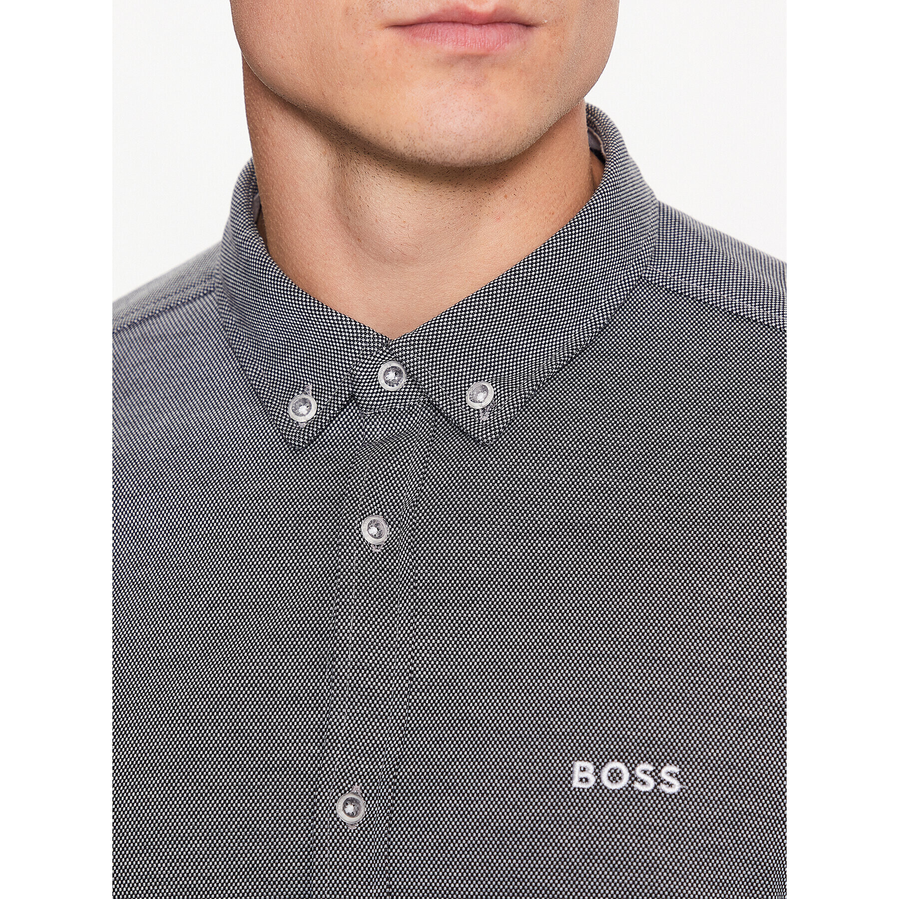 Boss Риза 50487520 Син Regular Fit - Pepit.bg