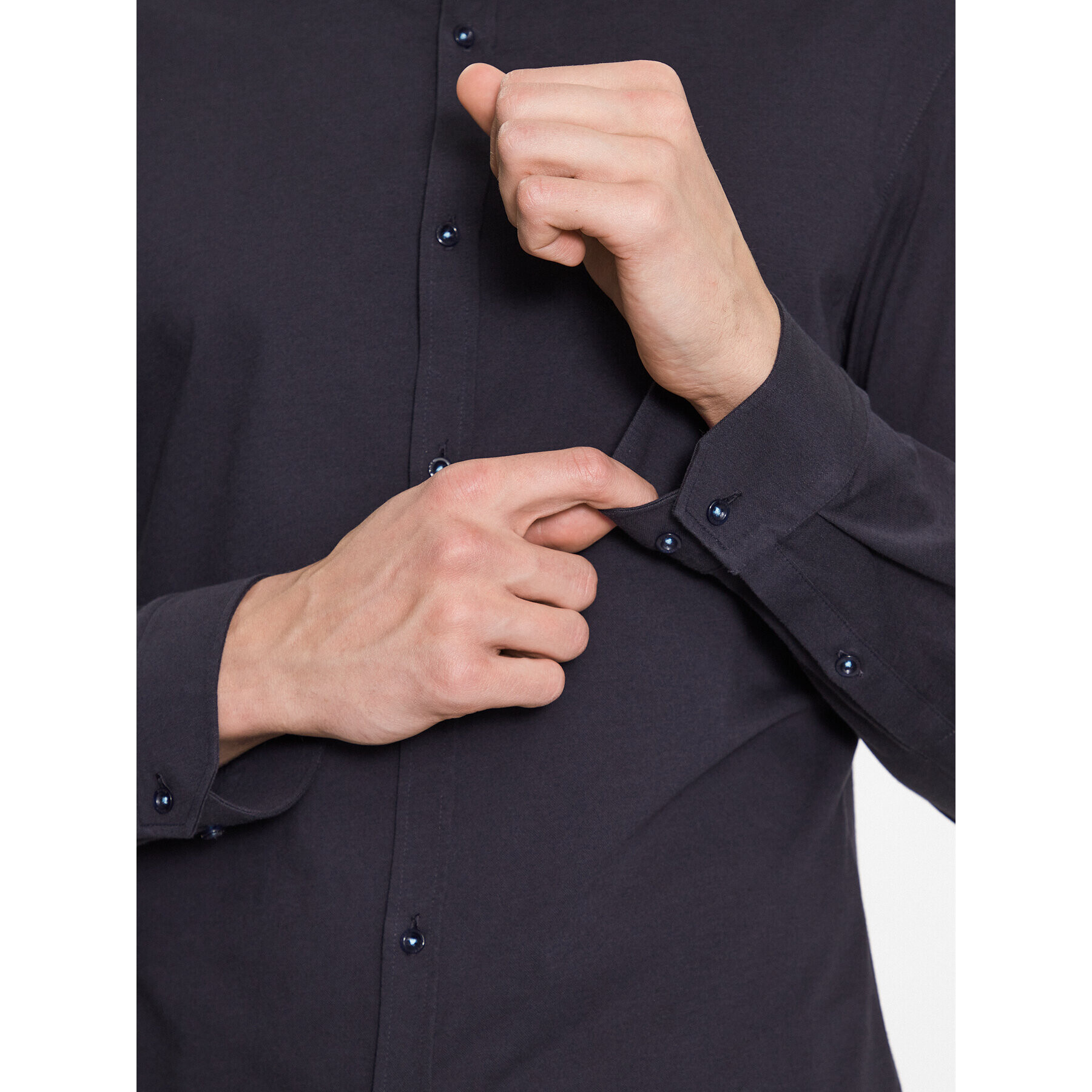 Boss Риза Biado_R 50487532 Тъмносин Regular Fit - Pepit.bg