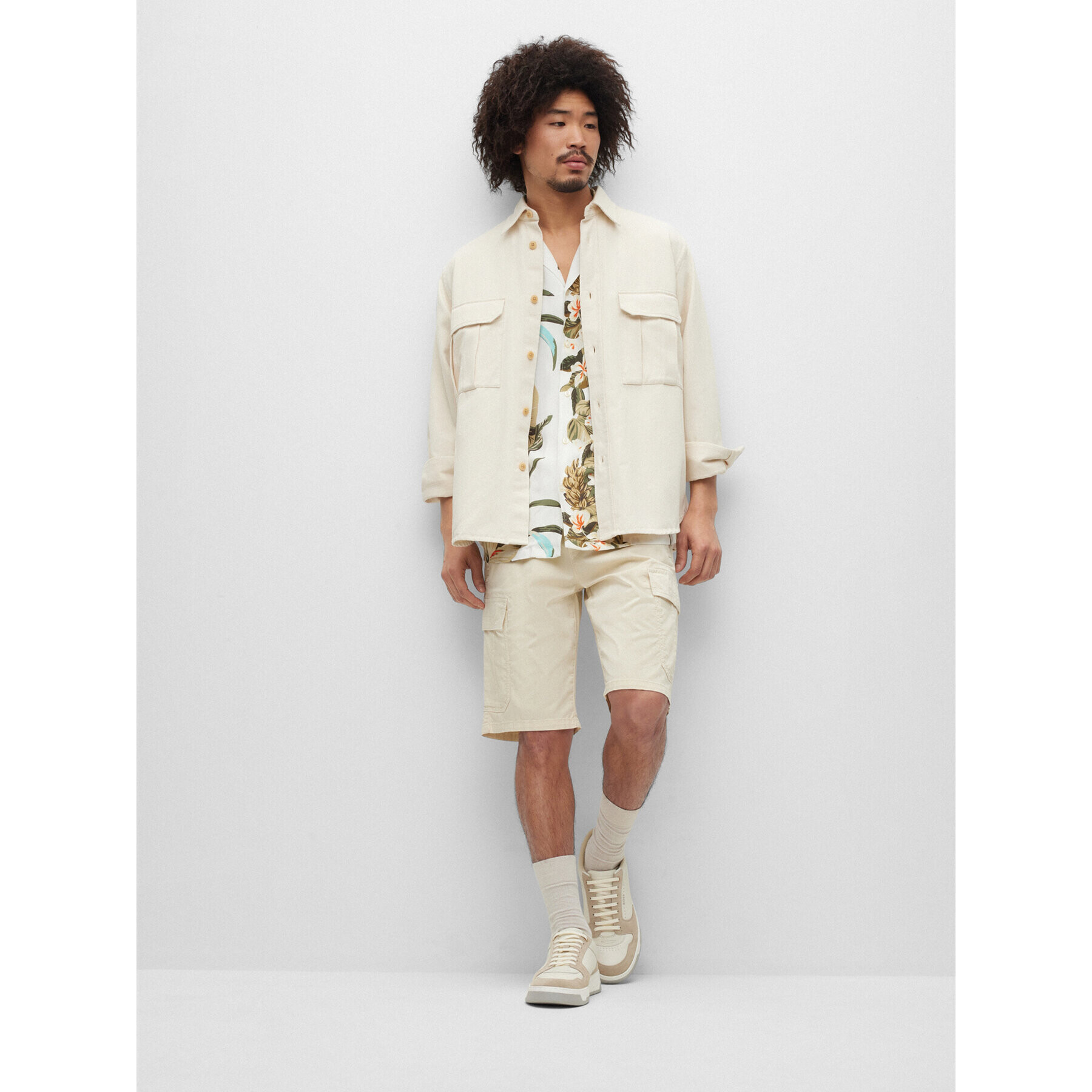 Boss Риза 50489217 Бял Regular Fit - Pepit.bg