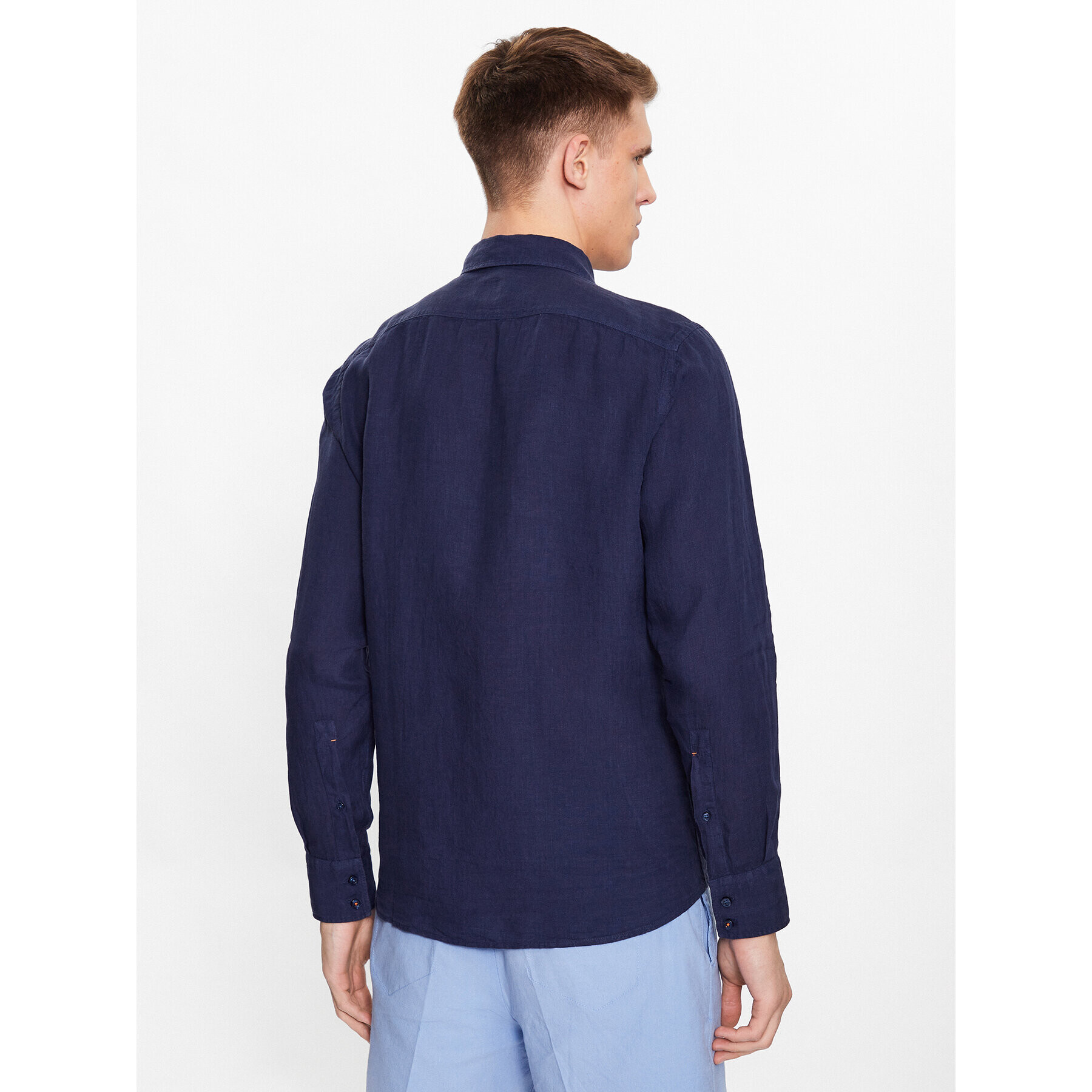 Boss Риза 50489344 Тъмносин Regular Fit - Pepit.bg