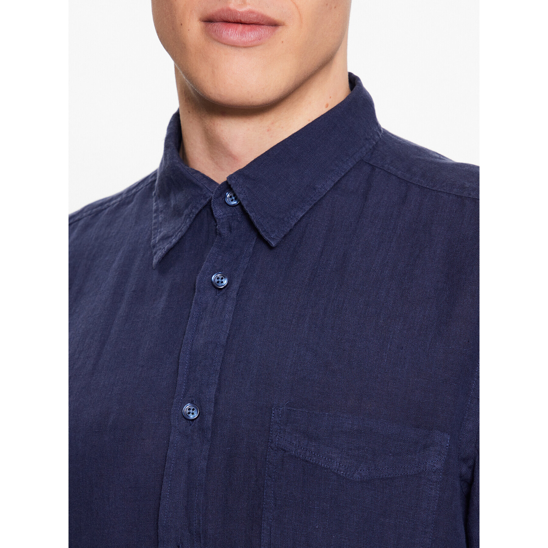 Boss Риза 50489344 Тъмносин Regular Fit - Pepit.bg