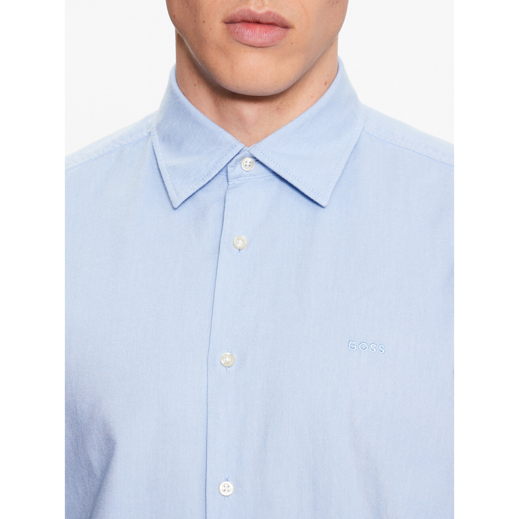 Boss Риза 50489351 Син Regular Fit - Pepit.bg