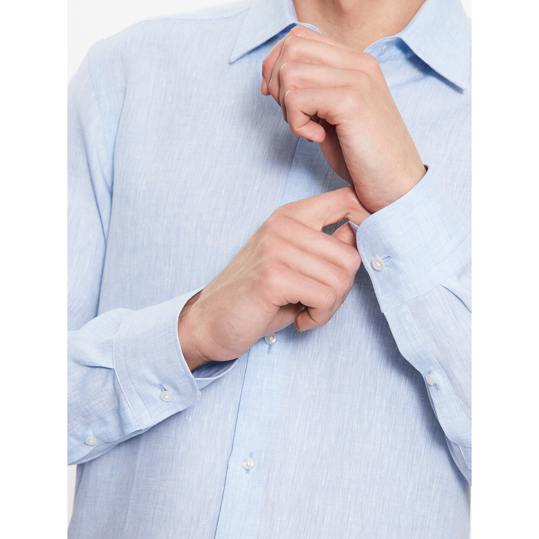 Boss Риза 50490234 Син Slim Fit - Pepit.bg