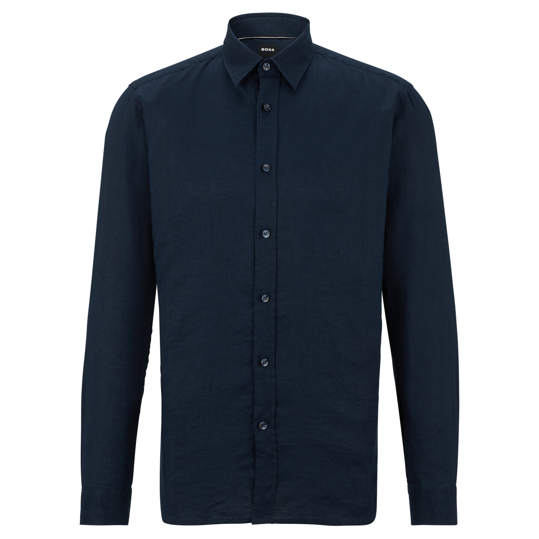 Boss Риза Roger 50490352 Тъмносин Slim Fit - Pepit.bg