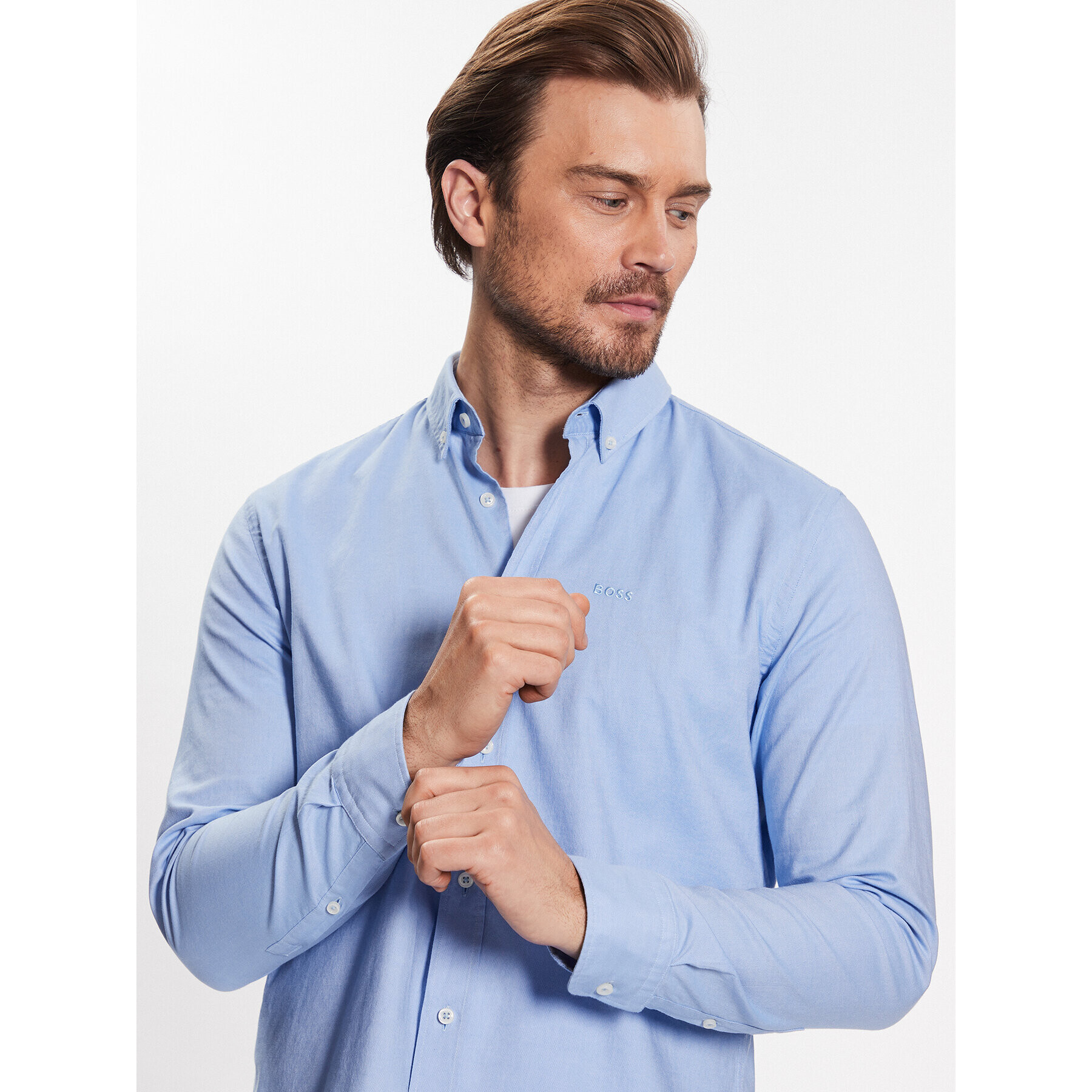 Boss Риза 50490412 Син Casual Fit - Pepit.bg