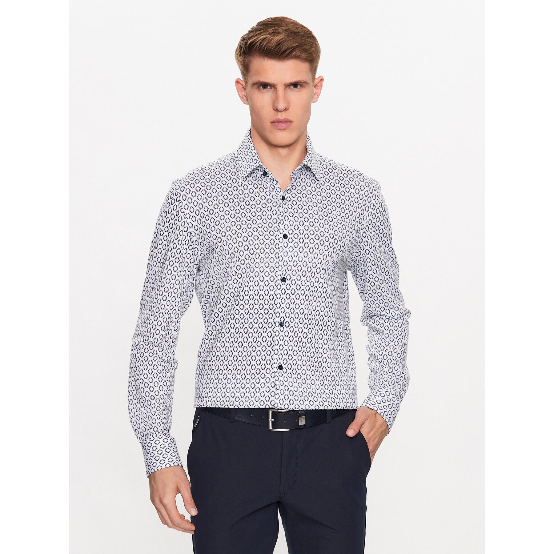 Boss Риза C_Hal_Kent_C1_223 50490423 Цветен Slim Fit - Pepit.bg