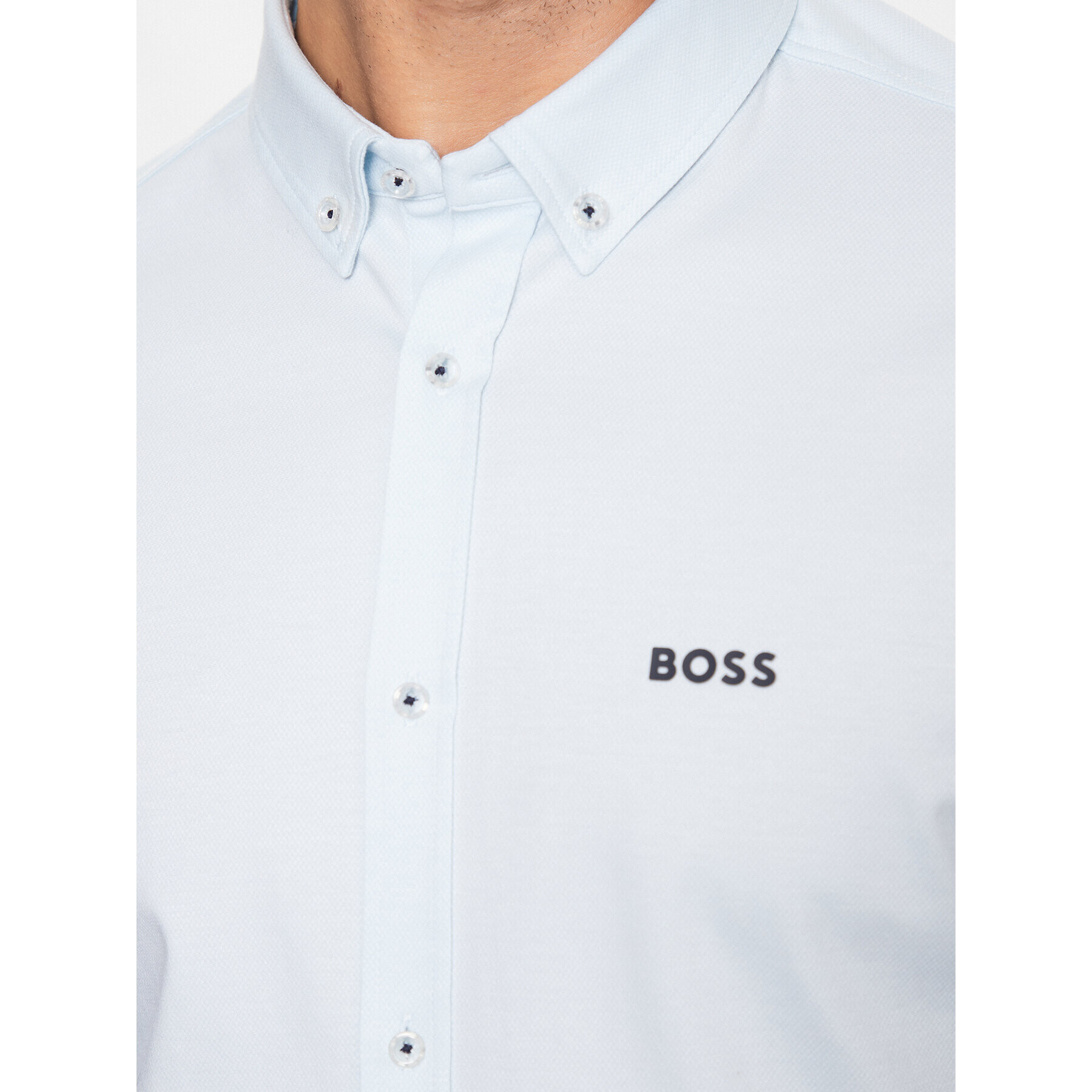 Boss Риза 50493608 Син Regular Fit - Pepit.bg