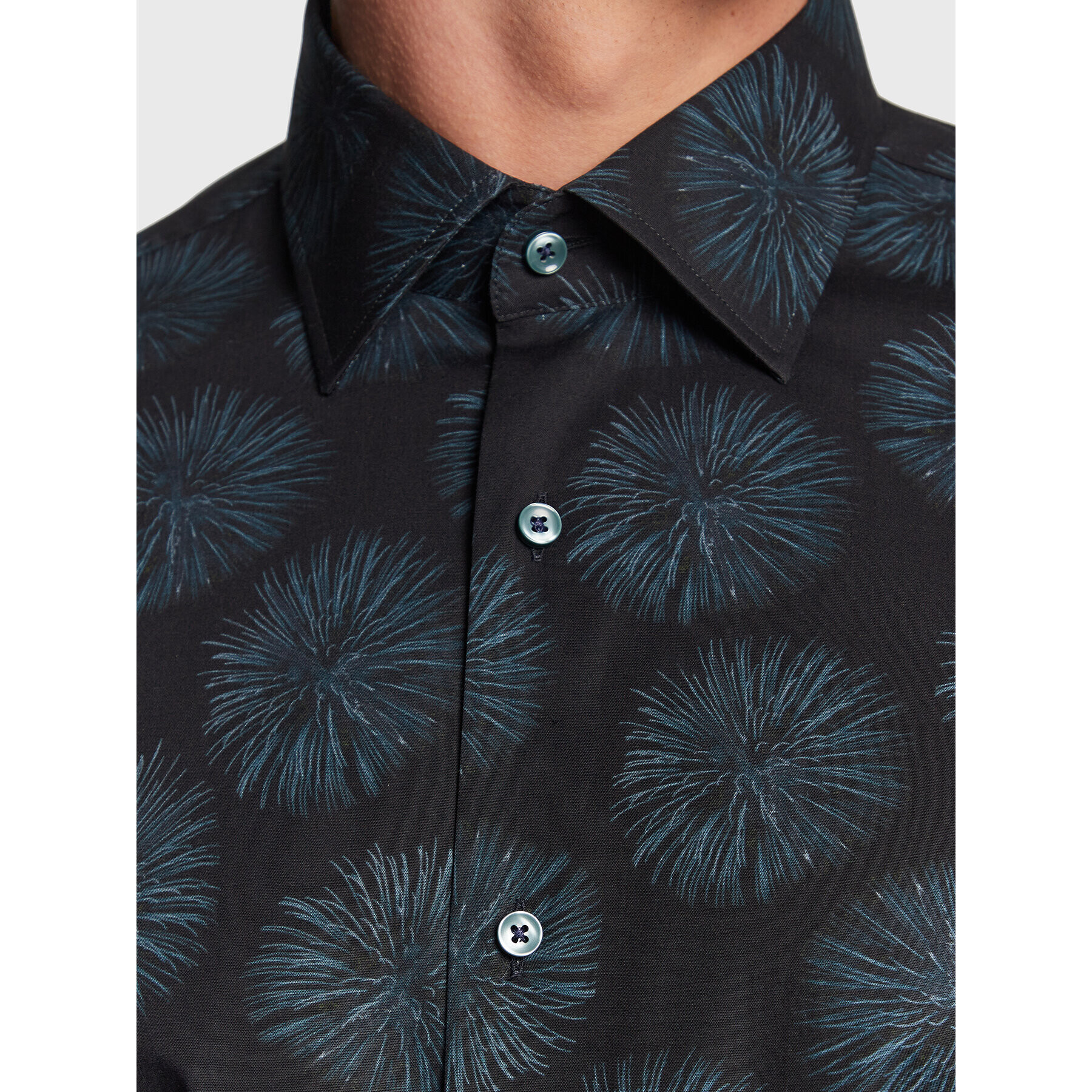 Boss Риза 50494720 Зелен Slim Fit - Pepit.bg