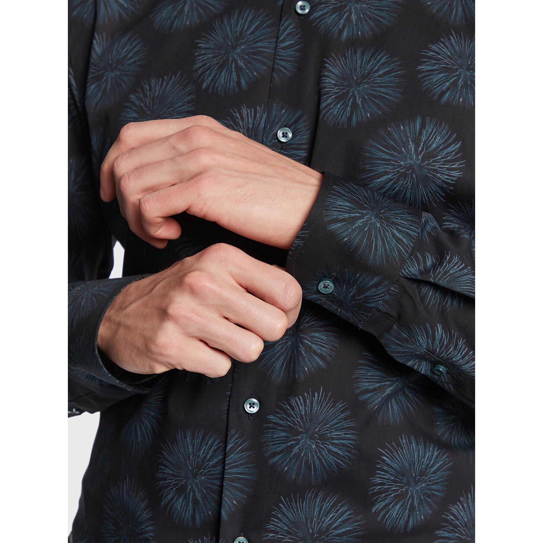 Boss Риза 50494720 Зелен Slim Fit - Pepit.bg