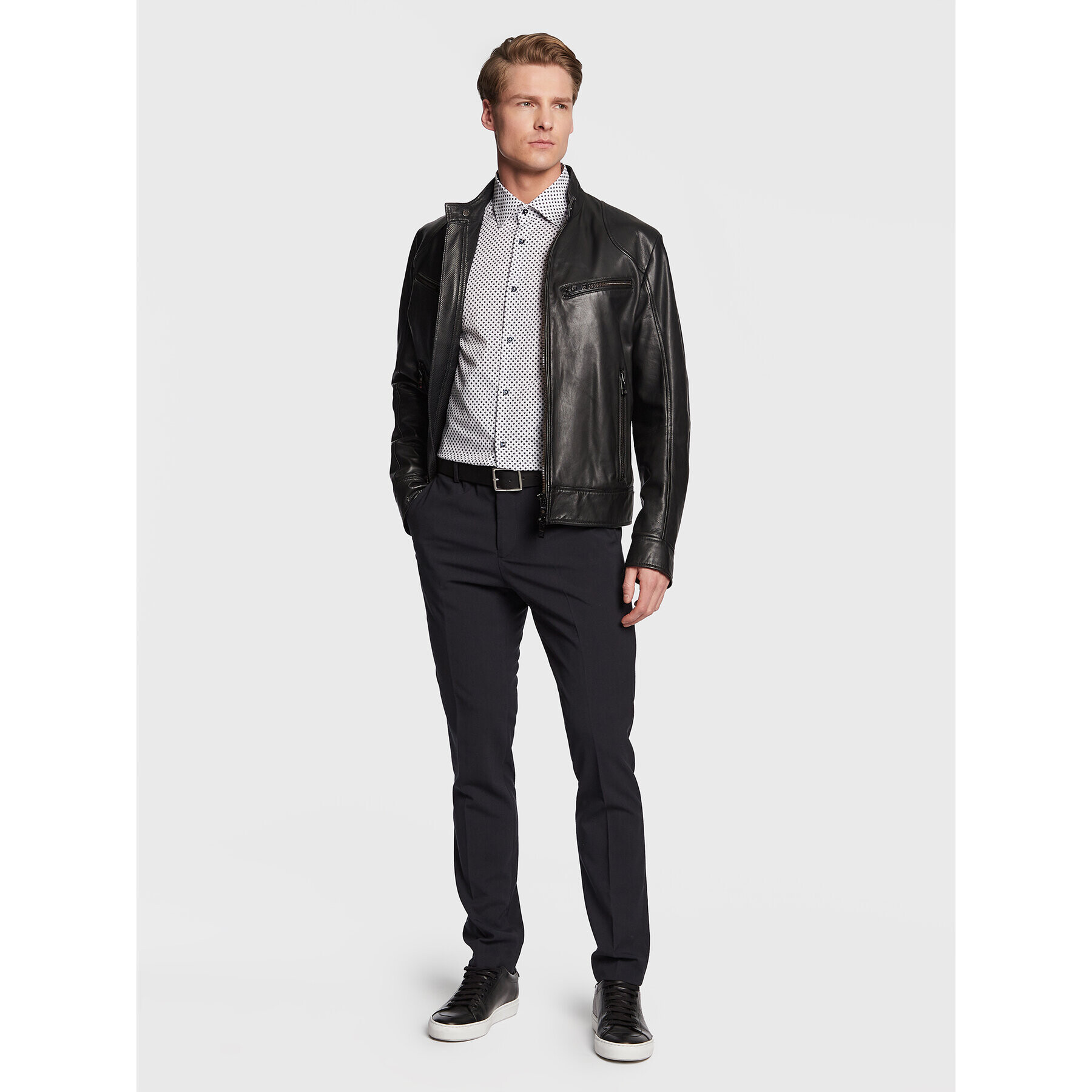 Boss Риза 50494728 Бял Slim Fit - Pepit.bg