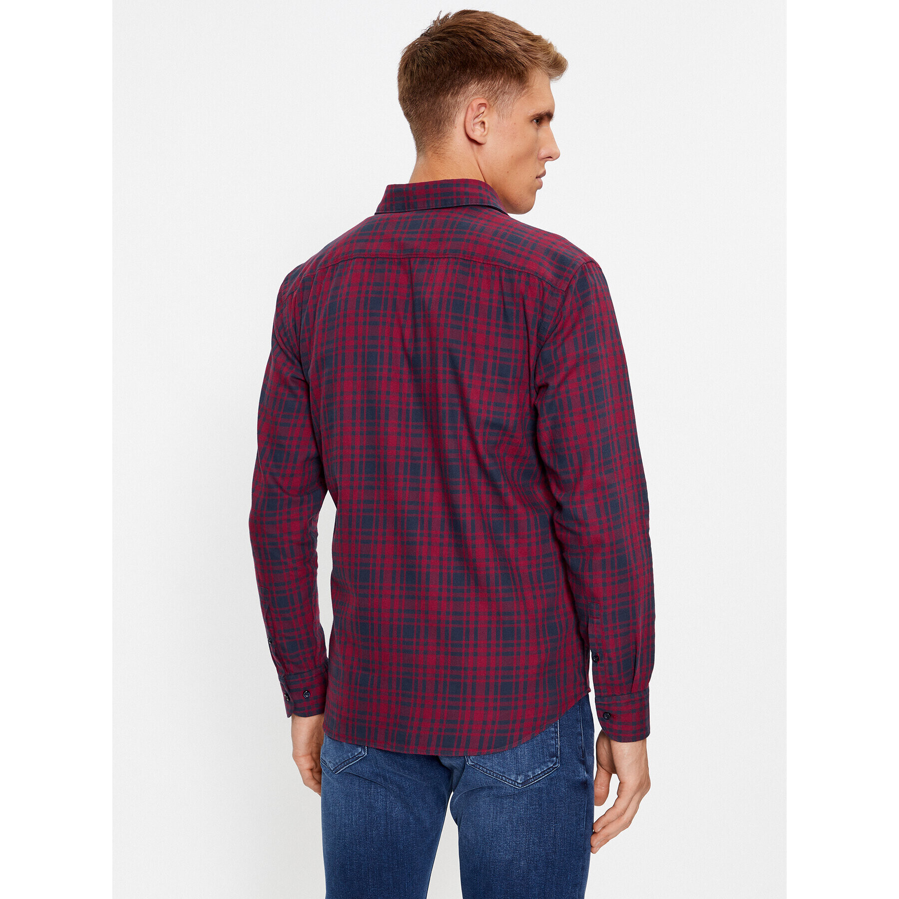 Boss Риза 50503225 Бордо Casual Fit - Pepit.bg