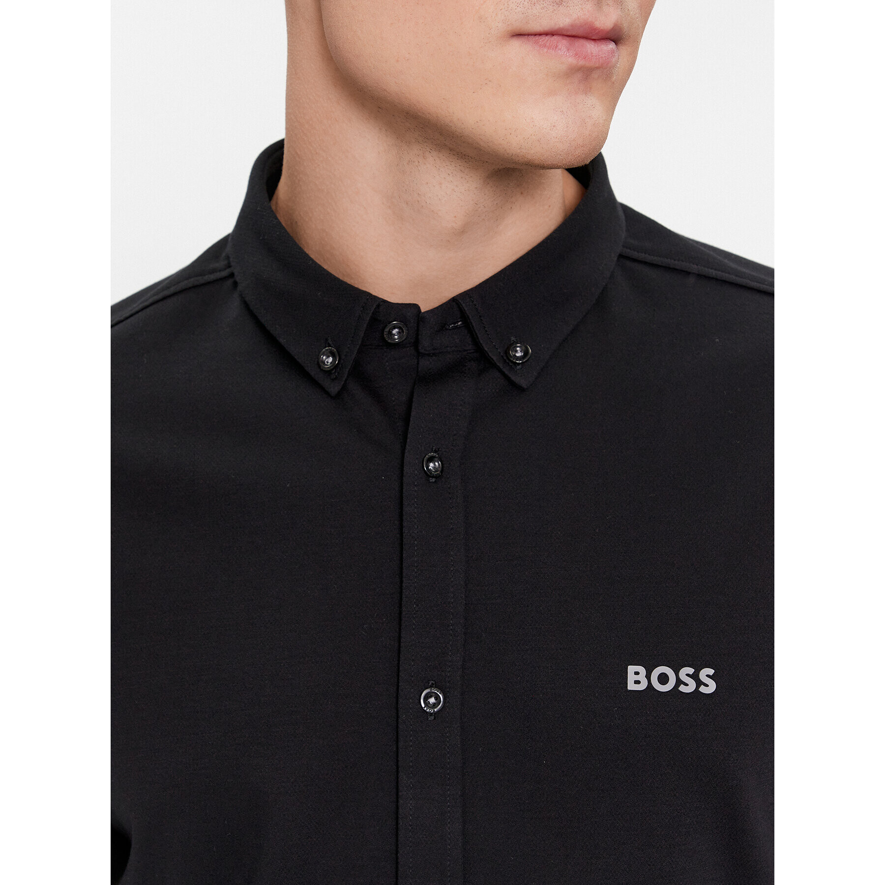 Boss Риза B_Motion_L 50509742 Черен Regular Fit - Pepit.bg