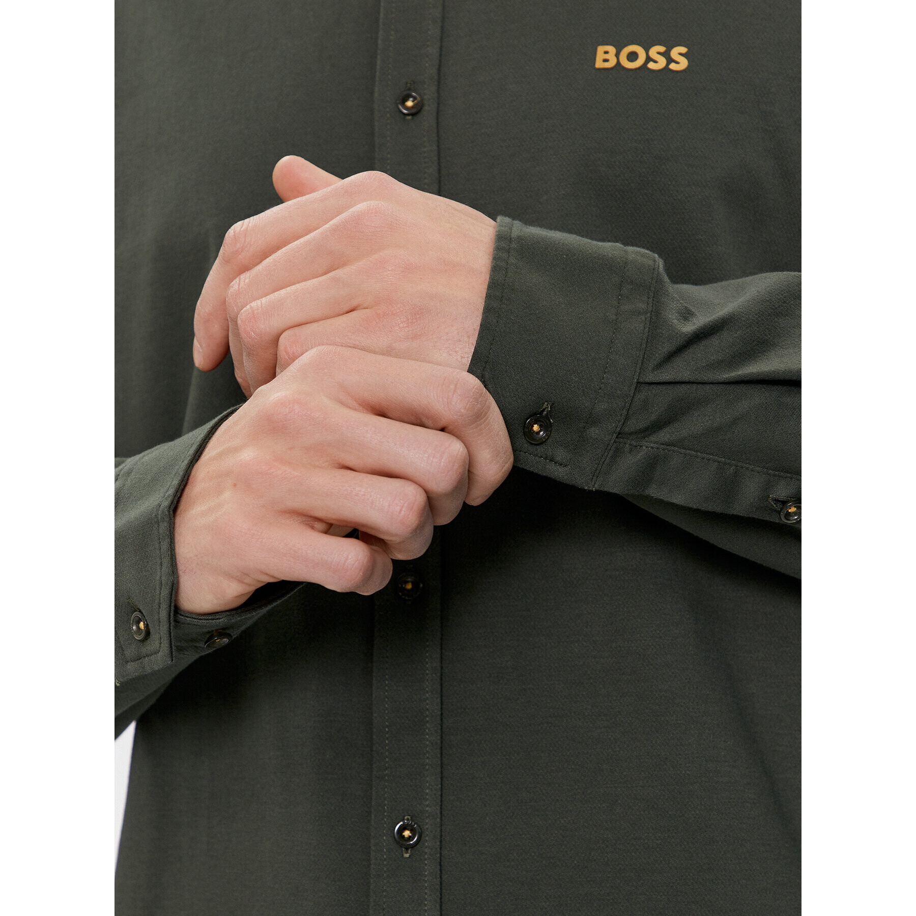 Boss Риза B_Motion_L 50509742 Зелен Regular Fit - Pepit.bg