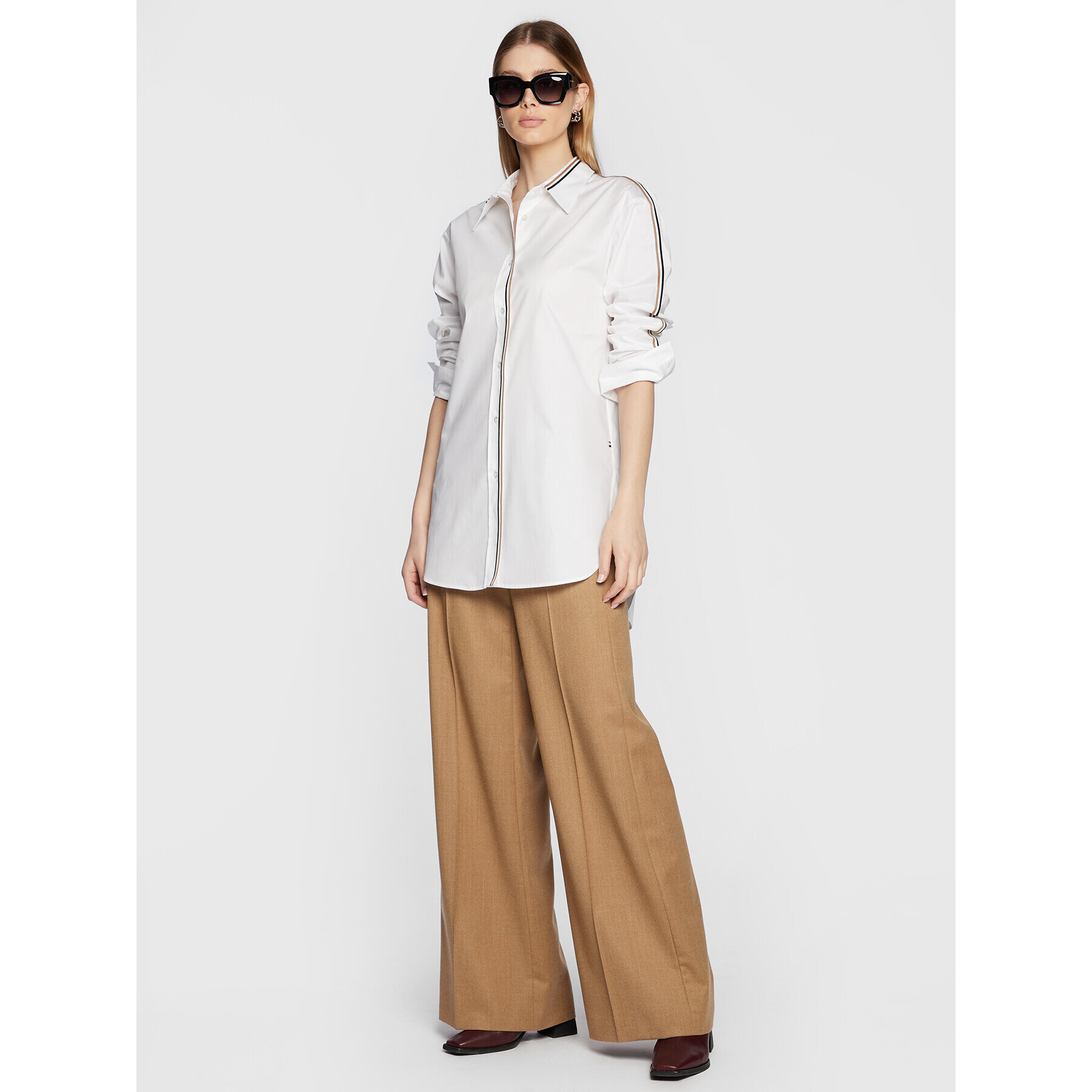 Boss Риза Bacora_Ic 50479131 Бежов Regular Fit - Pepit.bg