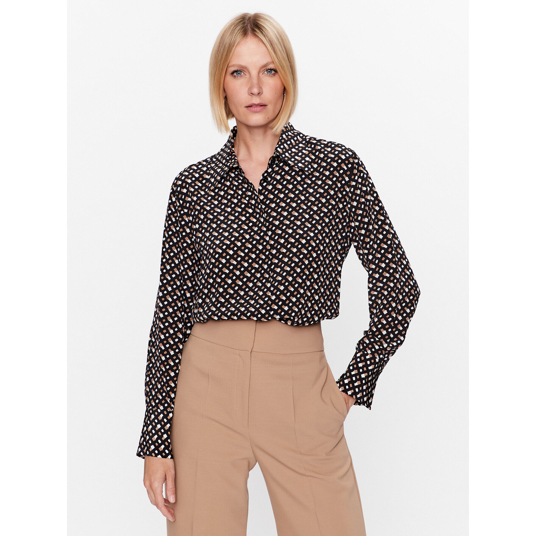 Boss Риза Bente 50495883 Цветен Regular Fit - Pepit.bg