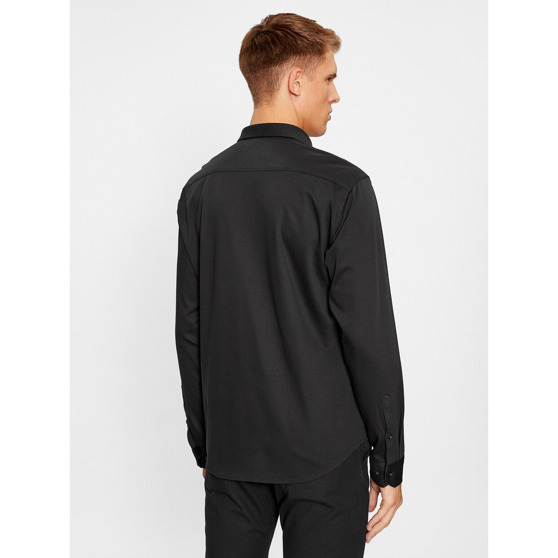 Boss Риза Biado_R 50497486 Черен Slim Fit - Pepit.bg