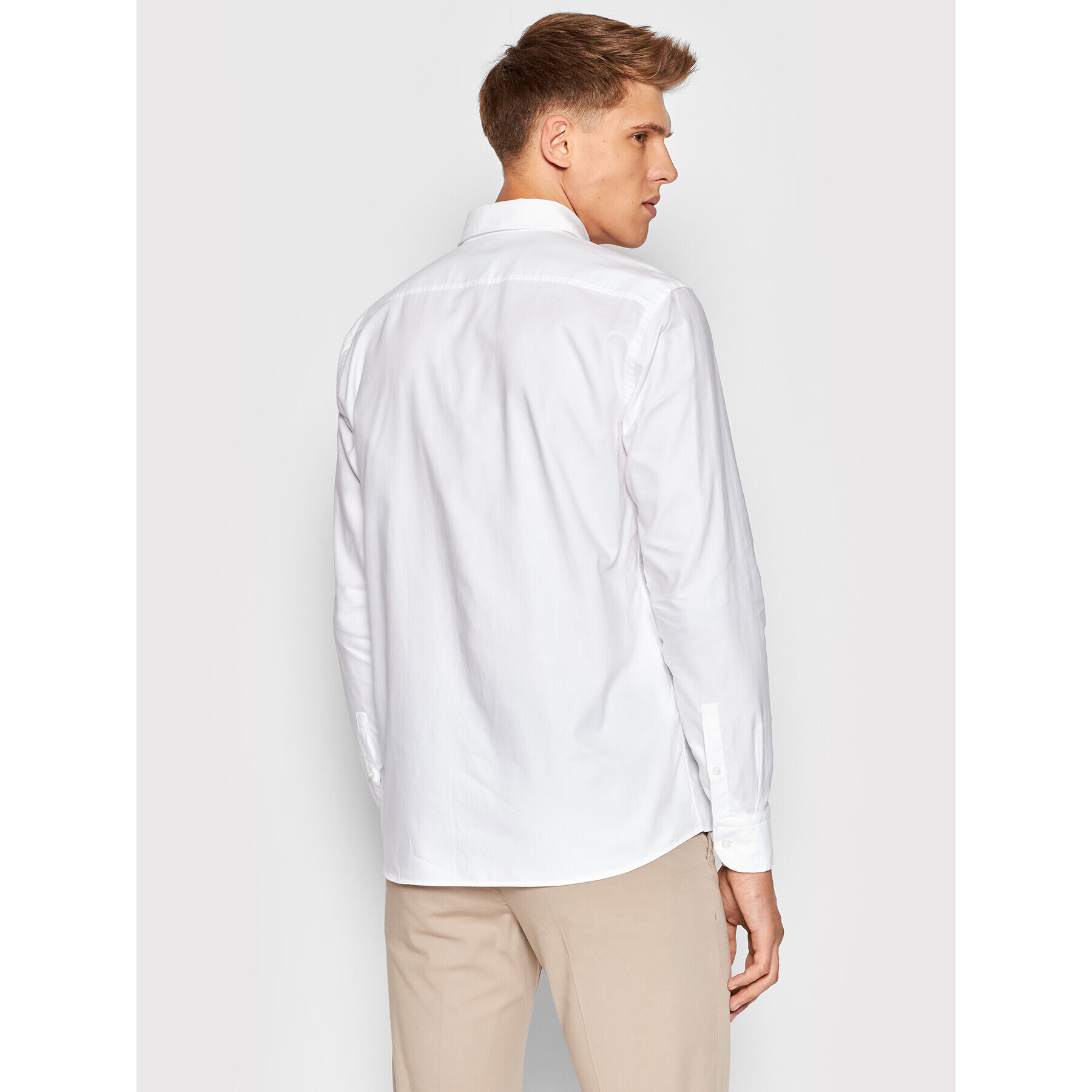 Boss Риза C-Hal 50474048 Бял Regular Fit - Pepit.bg