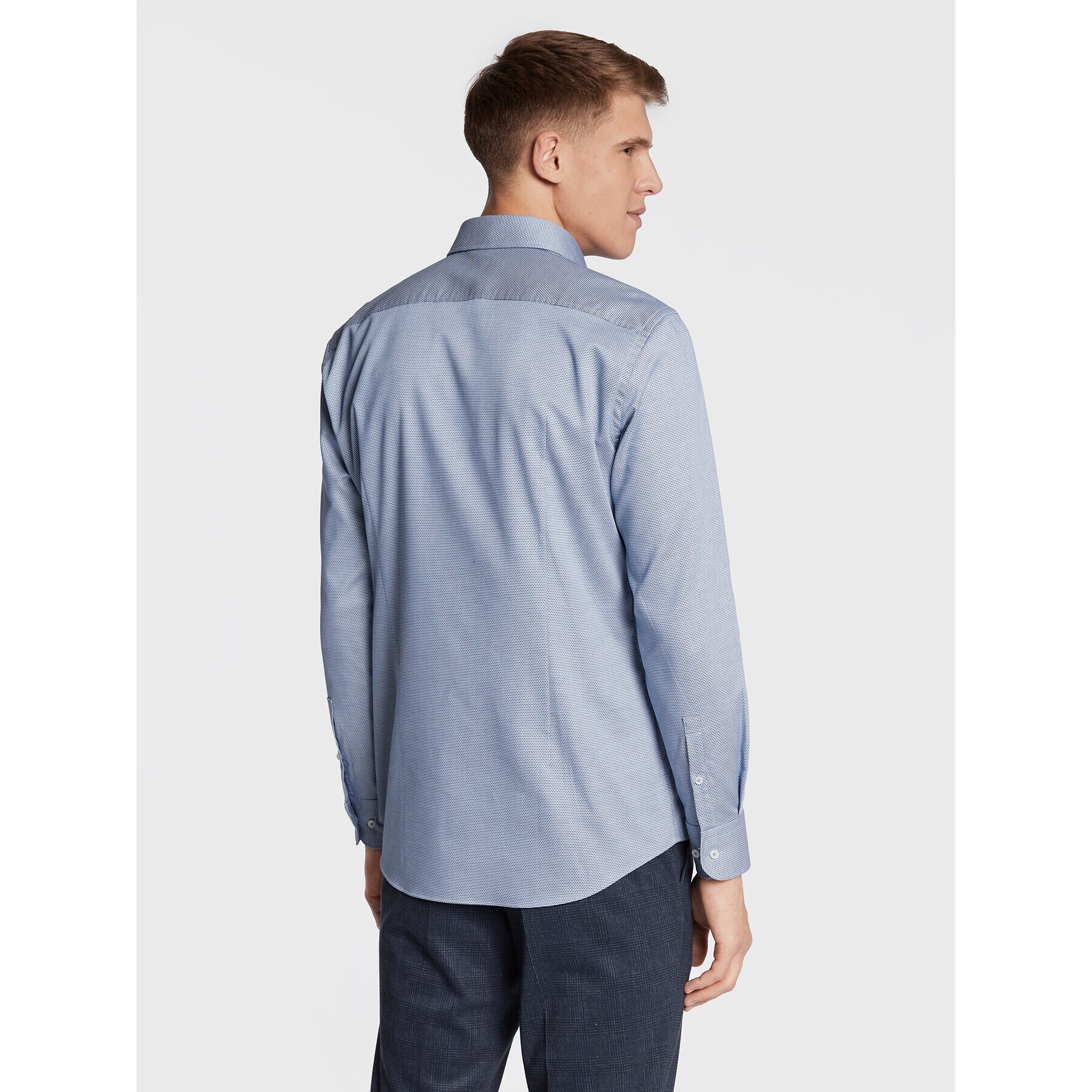 Boss Риза H-Hank 50478636 Син Slim Fit - Pepit.bg