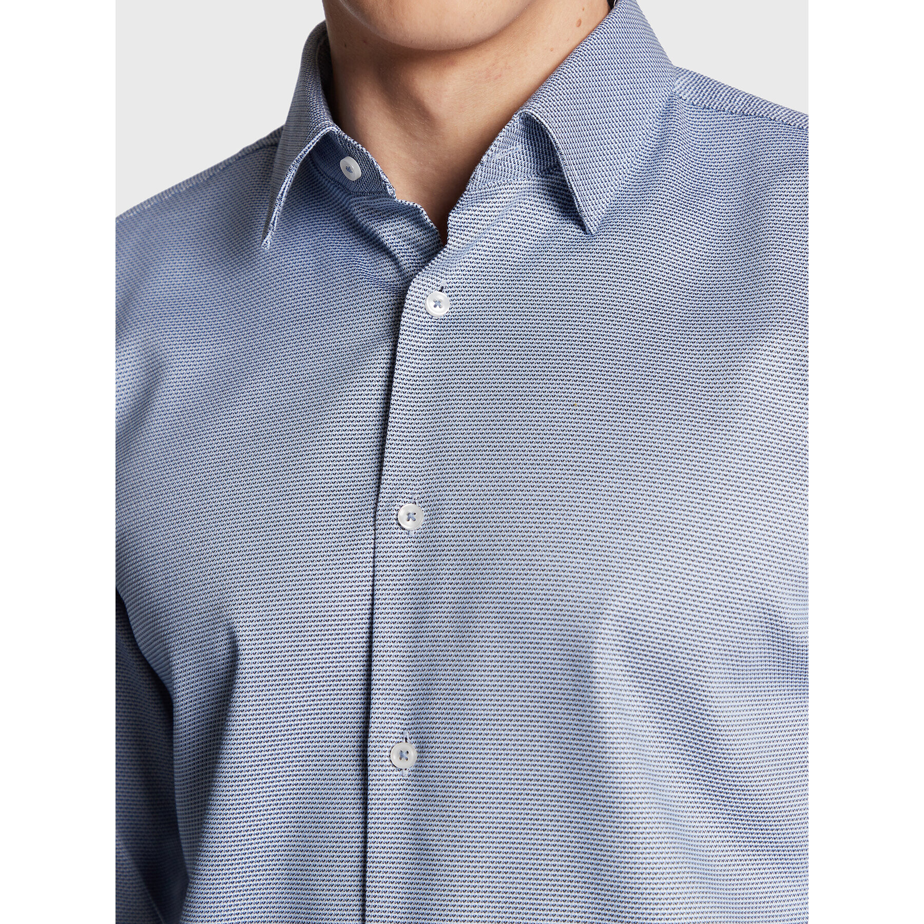 Boss Риза H-Hank 50478636 Син Slim Fit - Pepit.bg