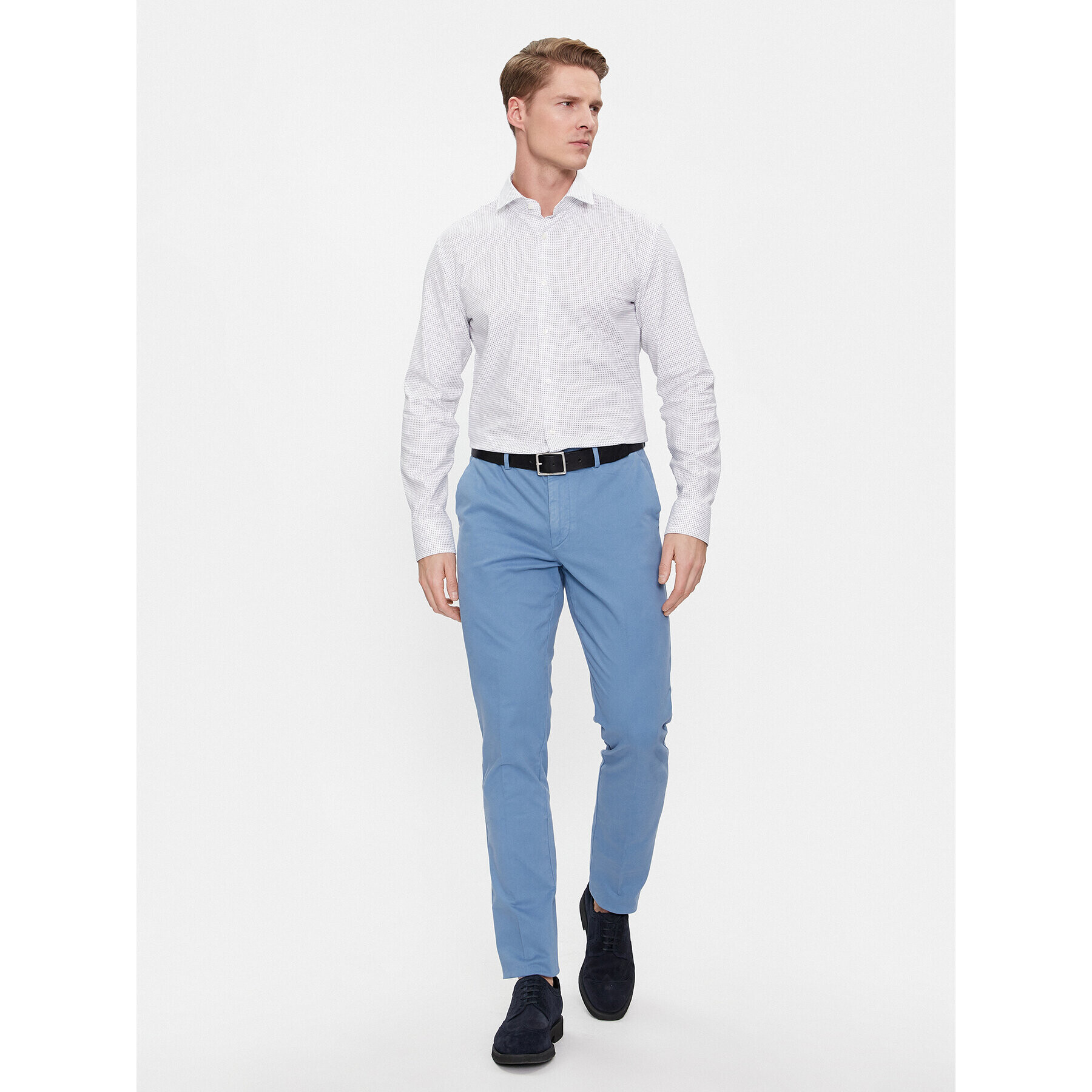 Boss Риза H-HANK-spread 50508759 Бял Slim Fit - Pepit.bg