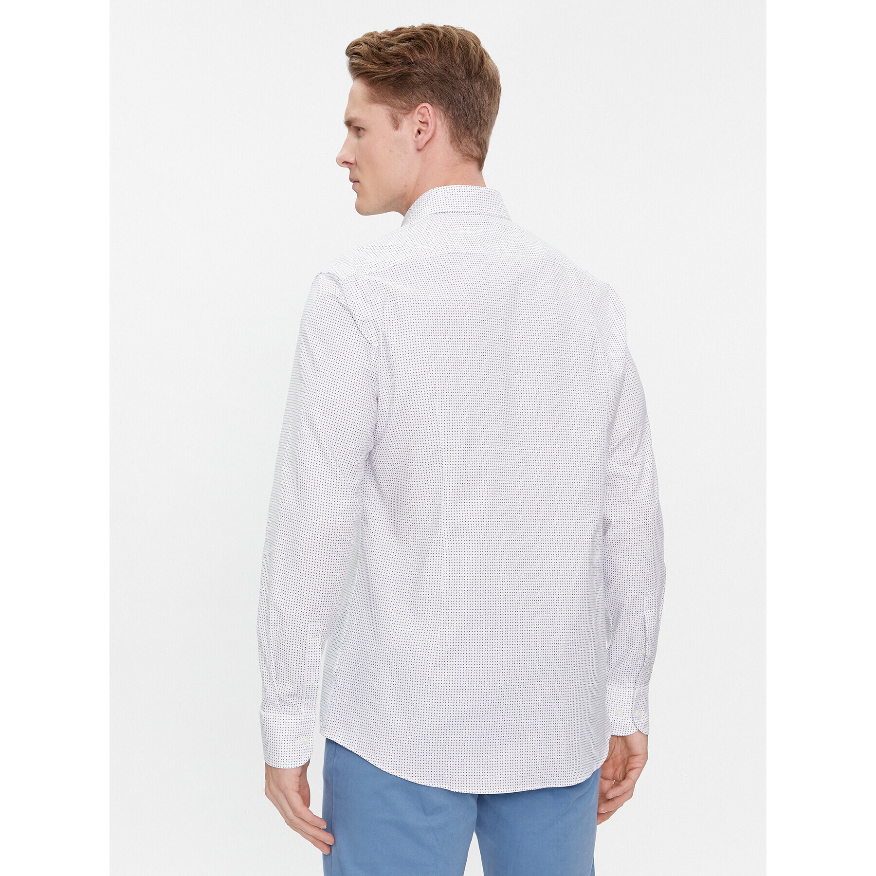 Boss Риза H-HANK-spread 50508759 Бял Slim Fit - Pepit.bg