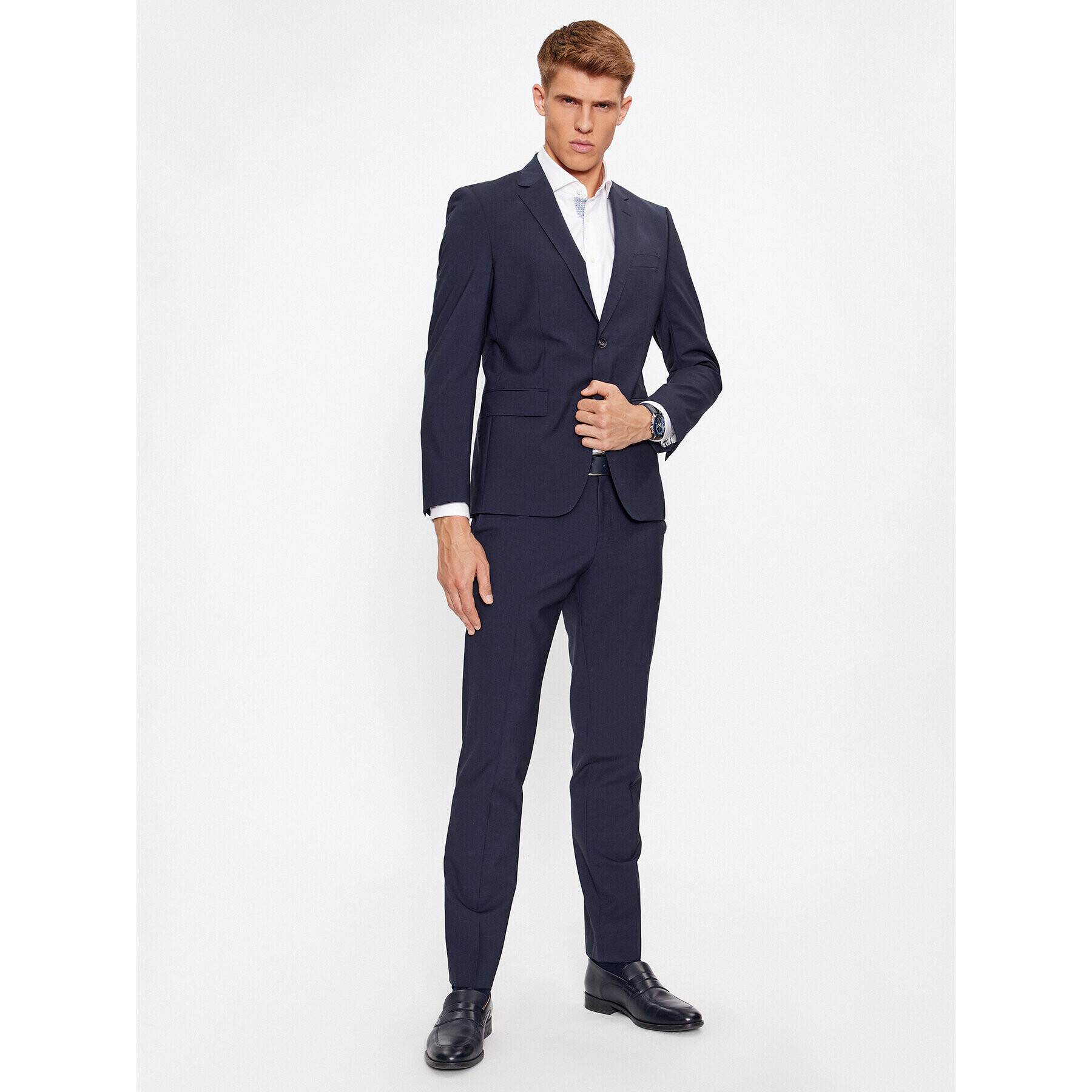 Boss Риза H-Hank-Spread-C6-233 50502652 Бял Slim Fit - Pepit.bg