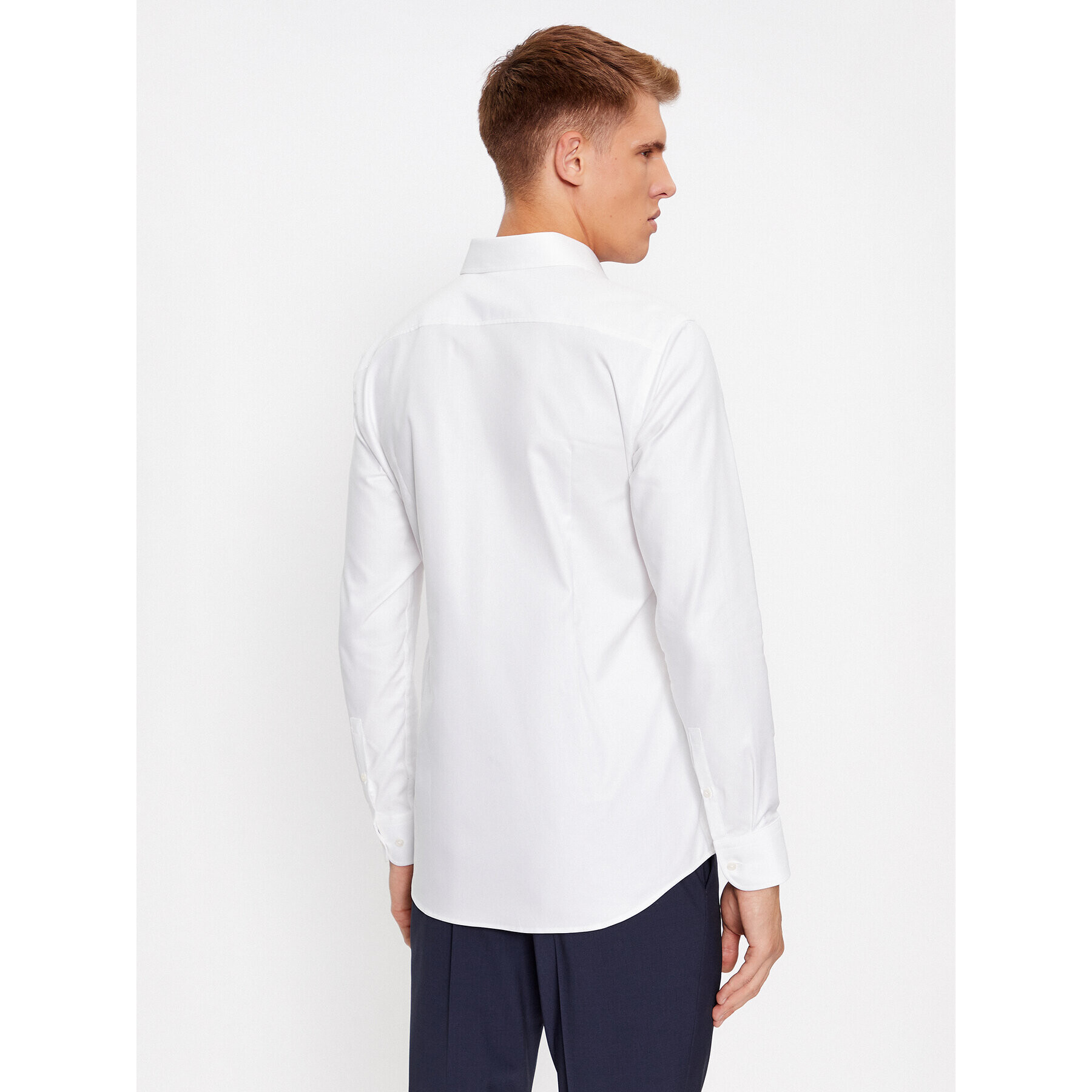 Boss Риза H-Hank-Spread-C6-233 50502652 Бял Slim Fit - Pepit.bg