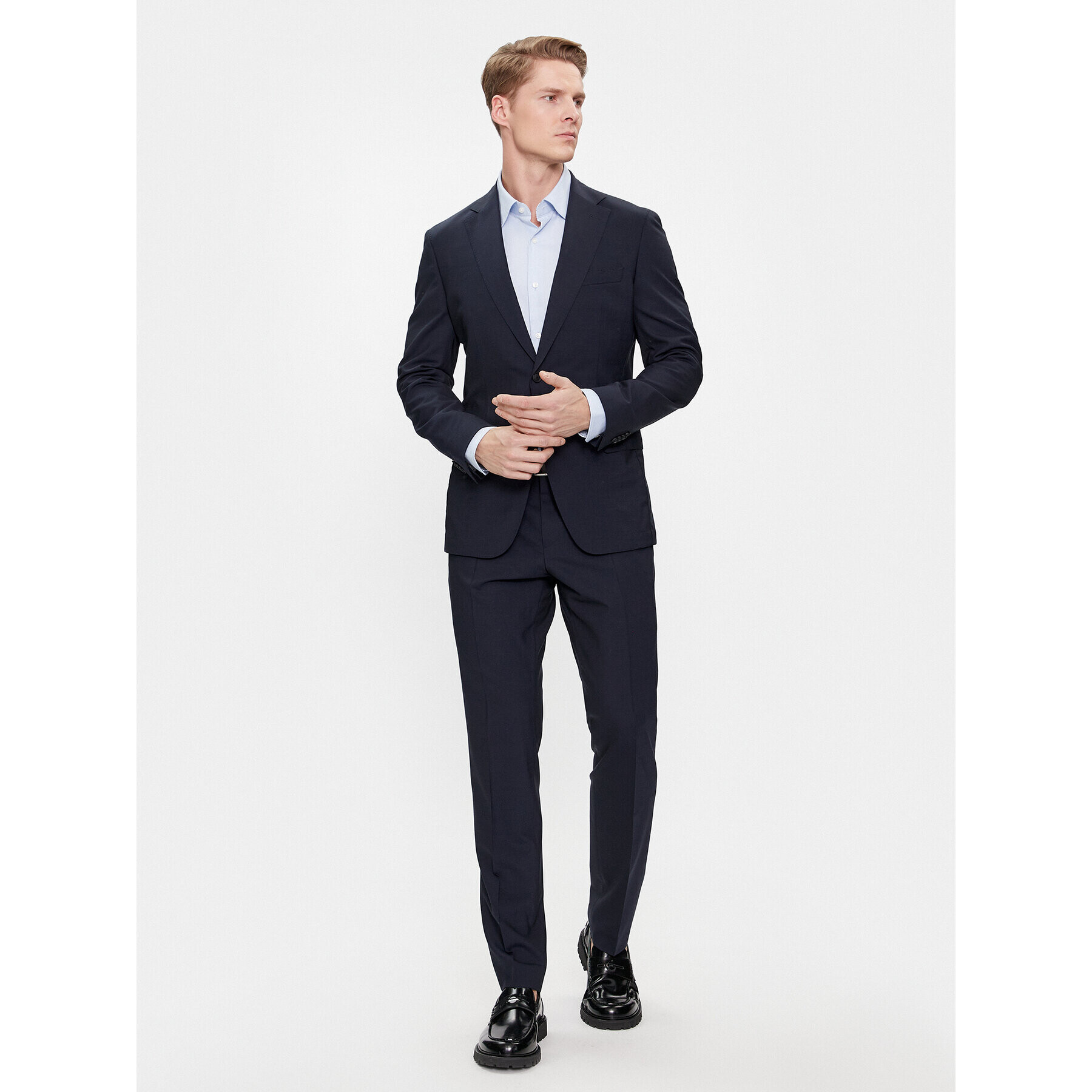 Boss Риза H-Joe-Kent-C3-214 50508772 Син Regular Fit - Pepit.bg