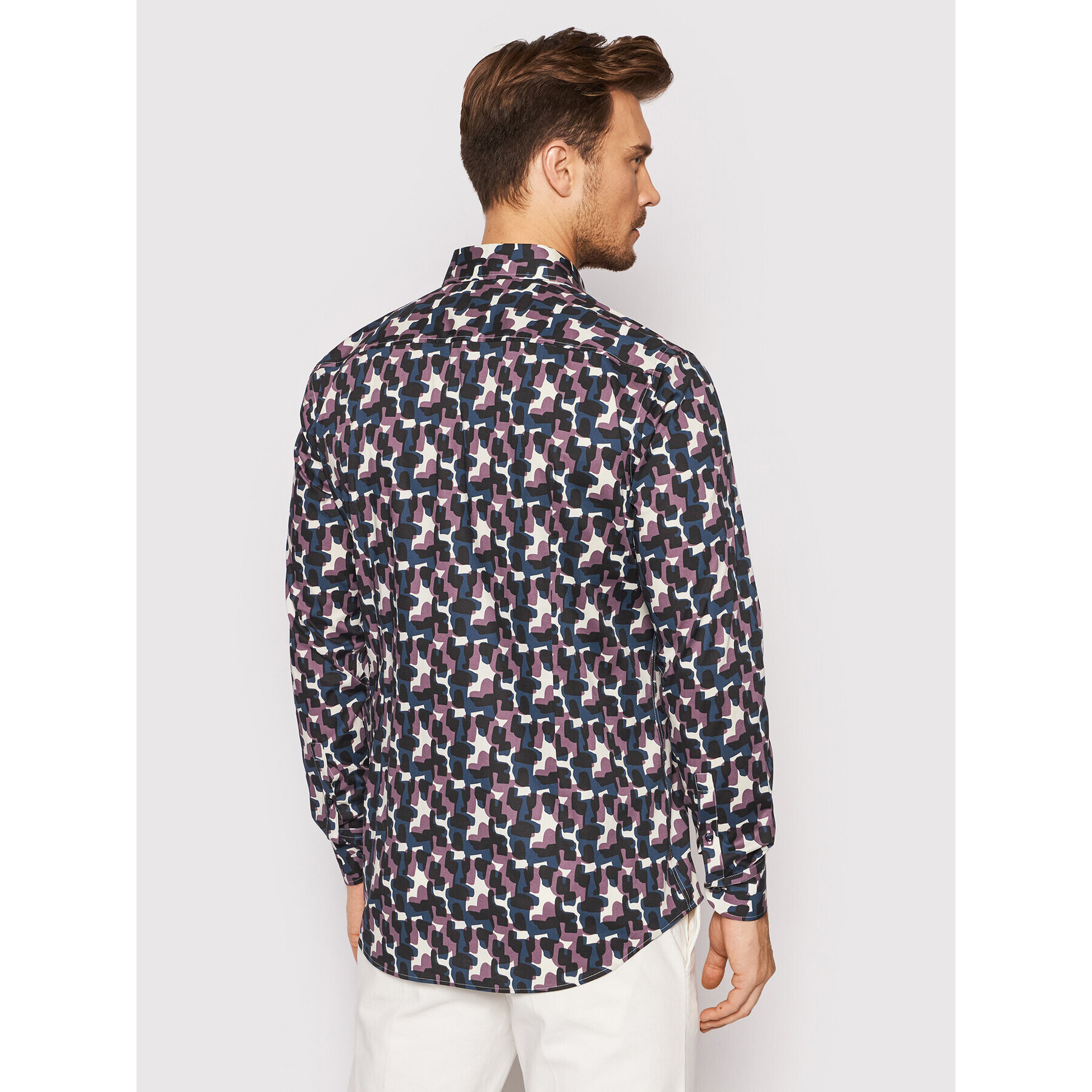 Boss Риза Hank 214 50461182 Цветен Slim Fit - Pepit.bg