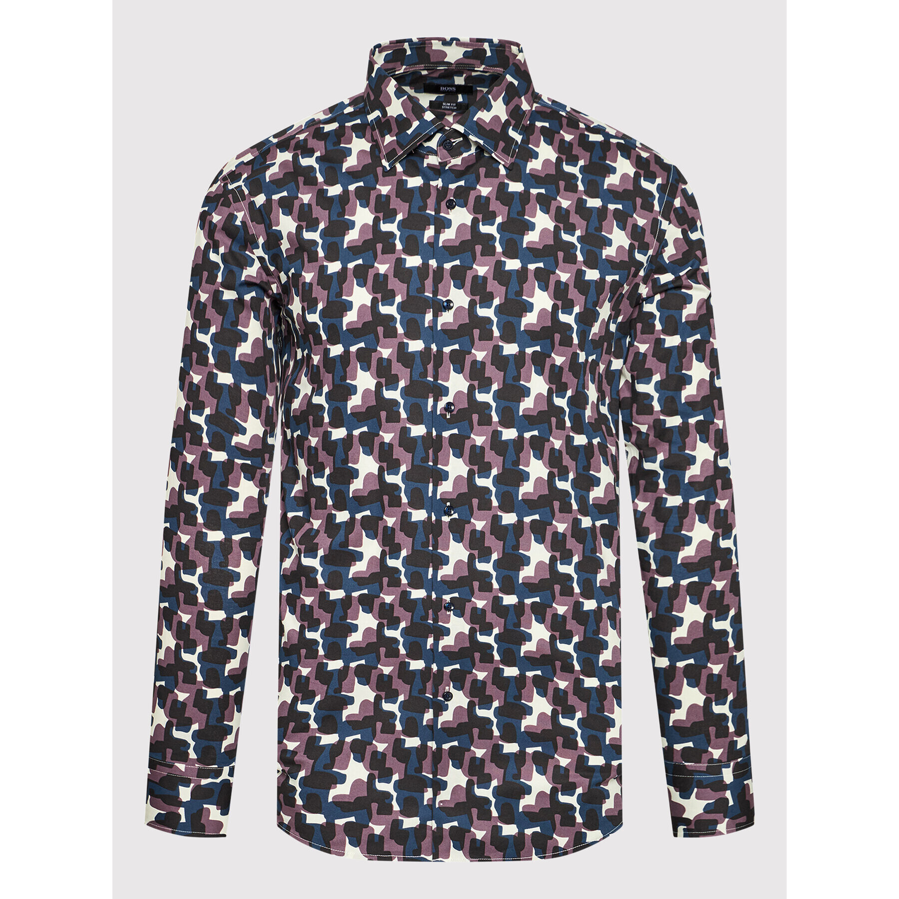 Boss Риза Hank 214 50461182 Цветен Slim Fit - Pepit.bg