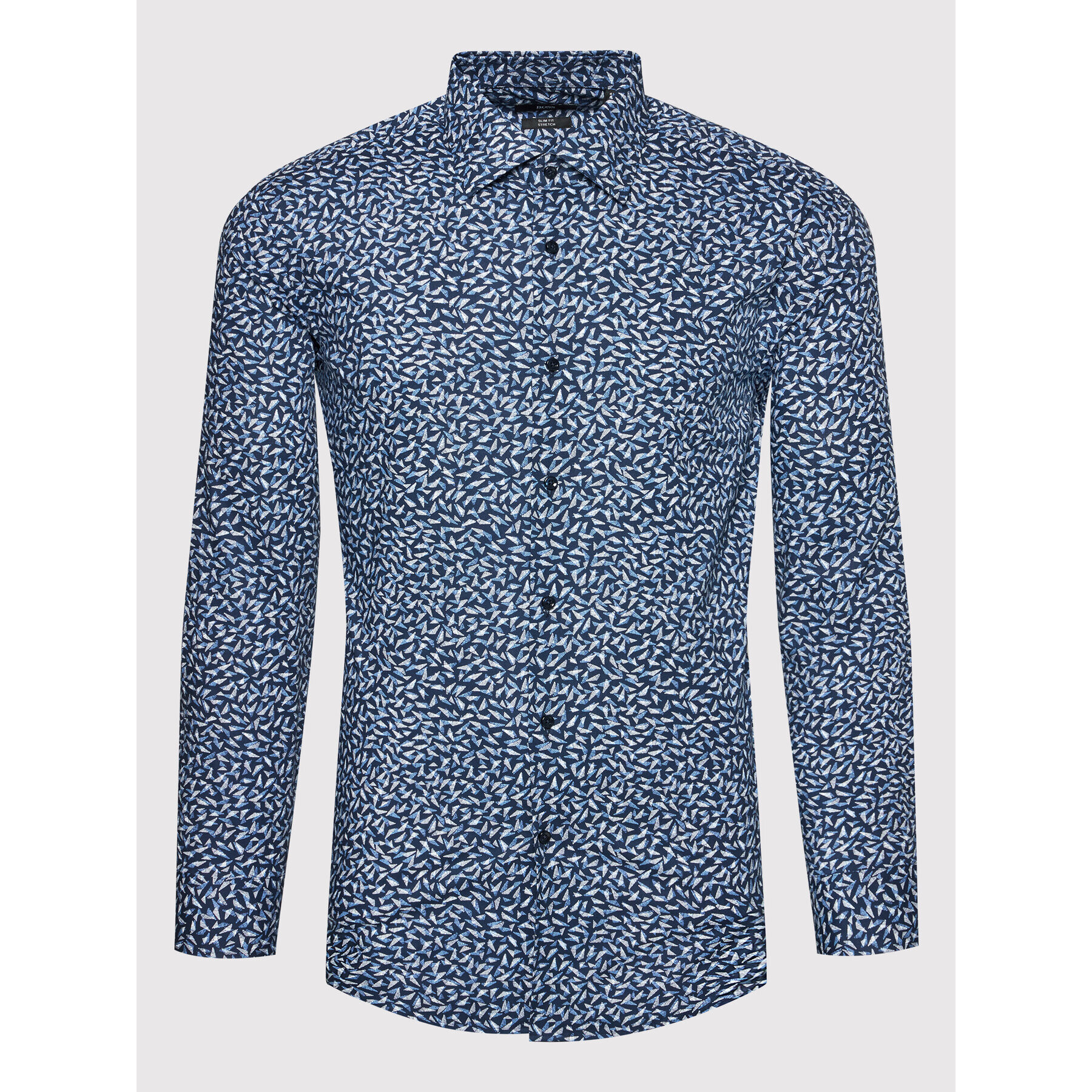 Boss Риза Hank 50464150 Тъмносин Slim Fit - Pepit.bg