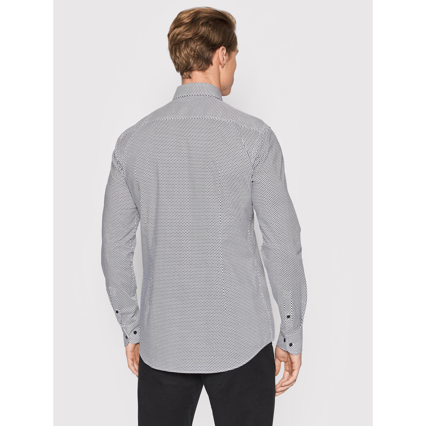 Boss Риза Hank 50464722 Черен Slim Fit - Pepit.bg