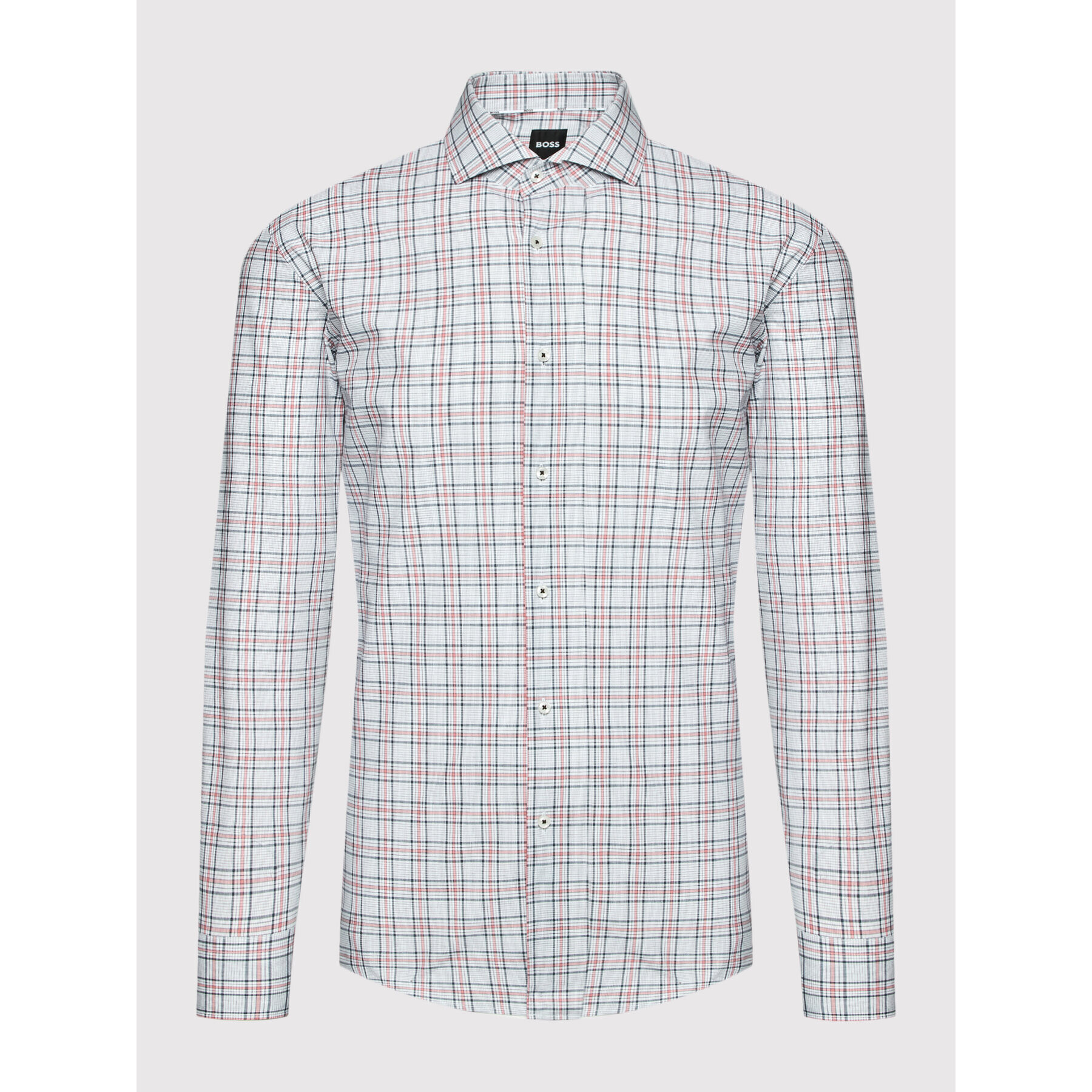 Boss Риза Hank 50469365 Сив Slim Fit - Pepit.bg