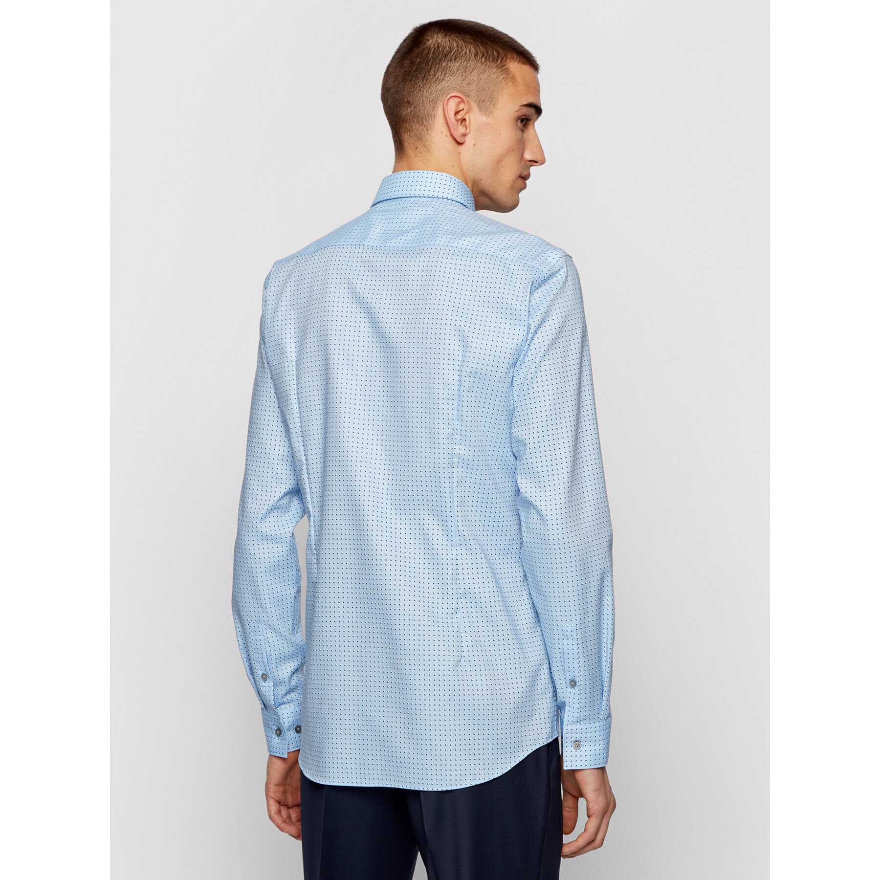 Boss Риза Isko 50449900 Син Slim Fit - Pepit.bg