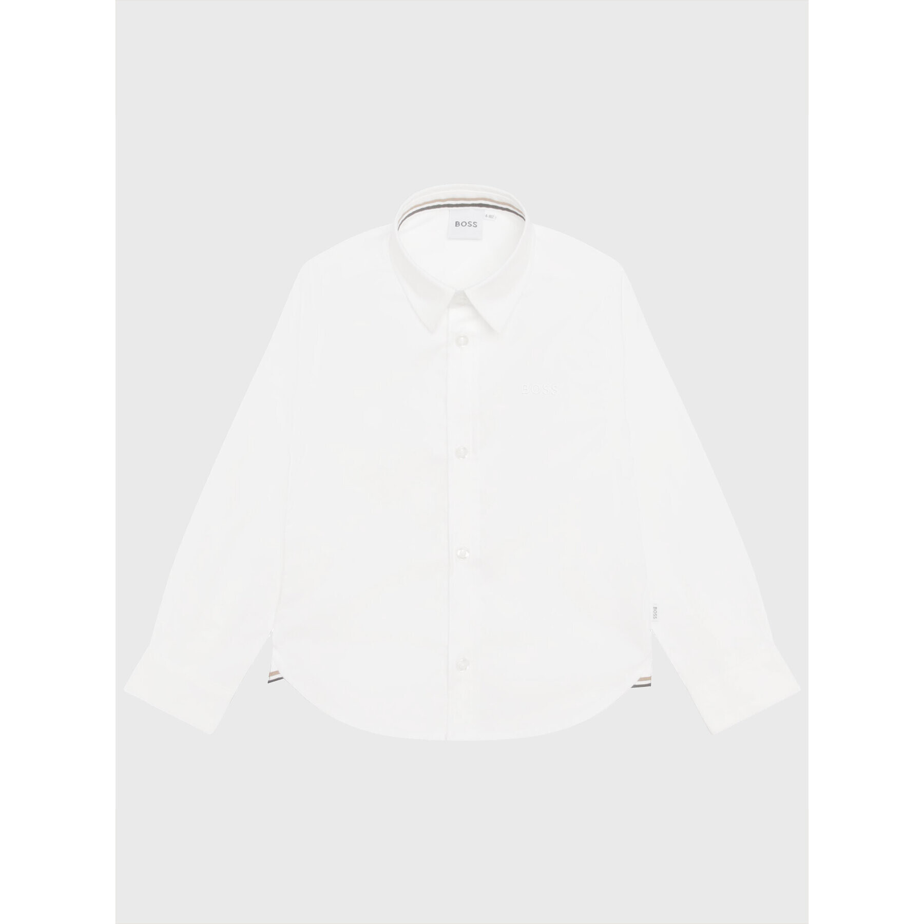 Boss Риза J25M38 S Бял Regular Fit - Pepit.bg